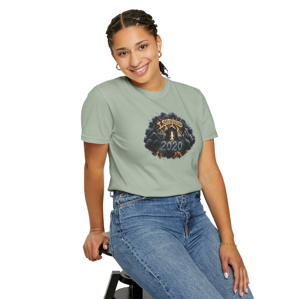 I Survived 2020 — Original PILOT Design: Director's Cut Unisex Garment-Dyed T-shirt
