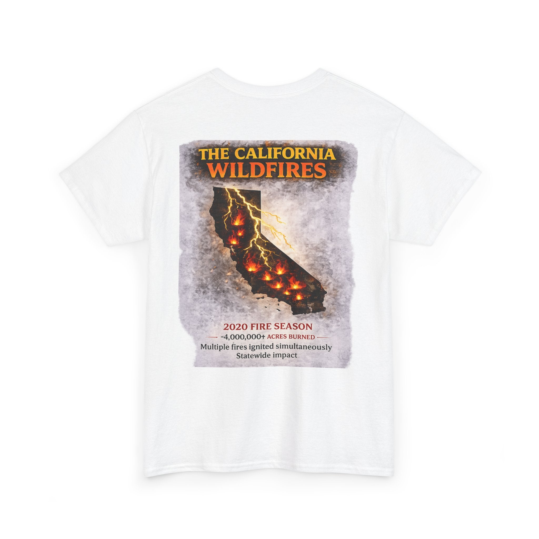 I Survived 2020 — S2:E3 "The California Wildfires" | Wildfire Edition Memorial Unisex Heavy Cotton Tee