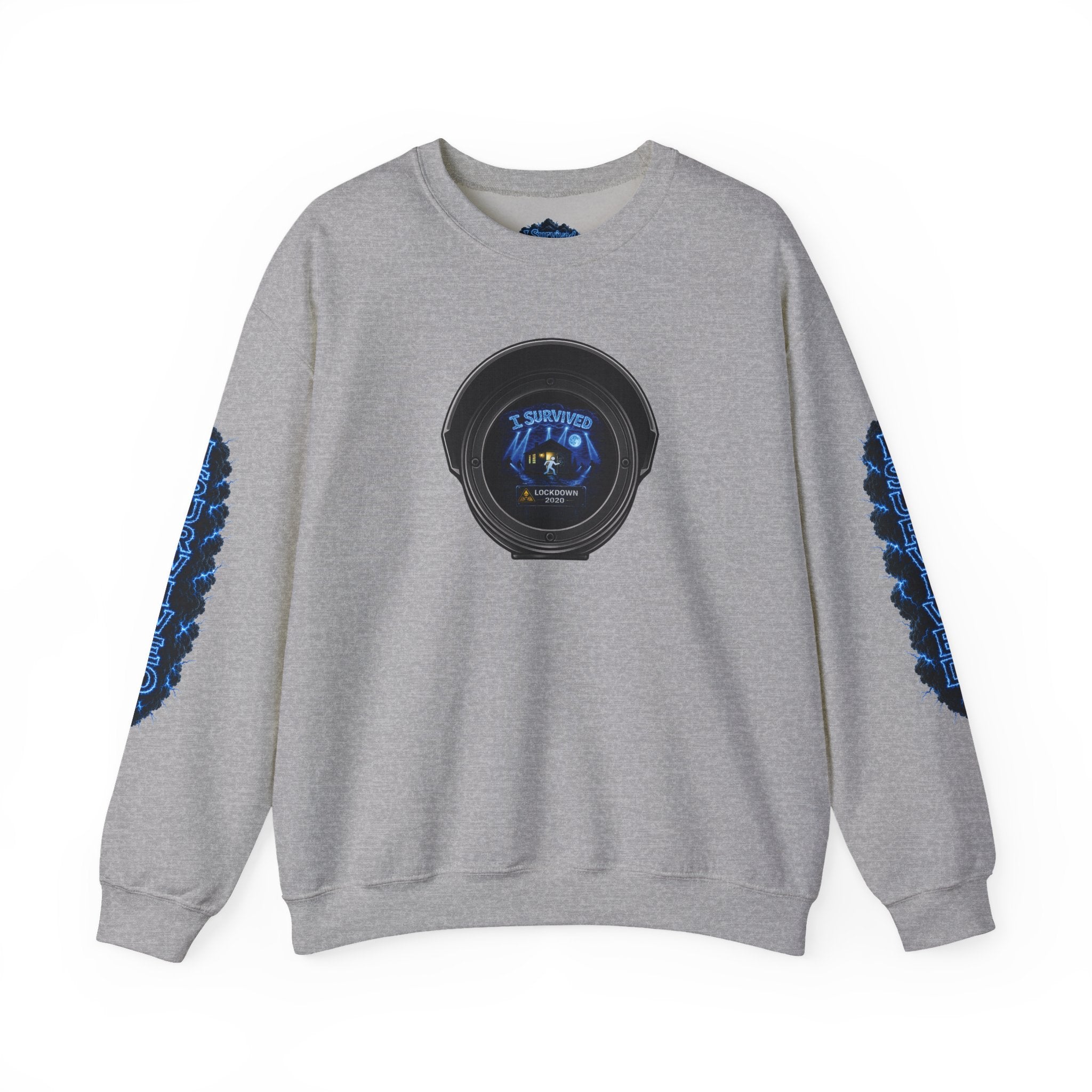 I Survived 2020 — LOCKDOWN S3:E3: Director's Cut Special Edition "Remote Schooling" Unisex Heavy Blend™ Crewneck Sweatshirt