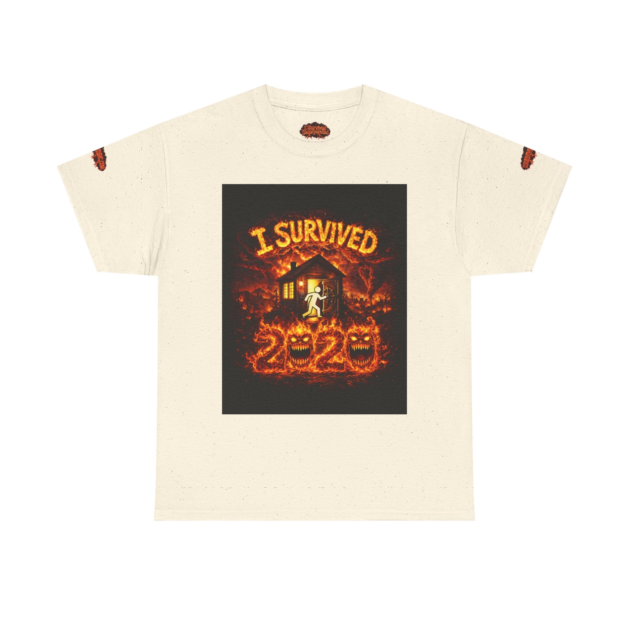 I Survived 2020 — WILDFIRES S2:E3: Special Edition "The California Wildfires" Memorial Unisex Heavy Cotton Tee