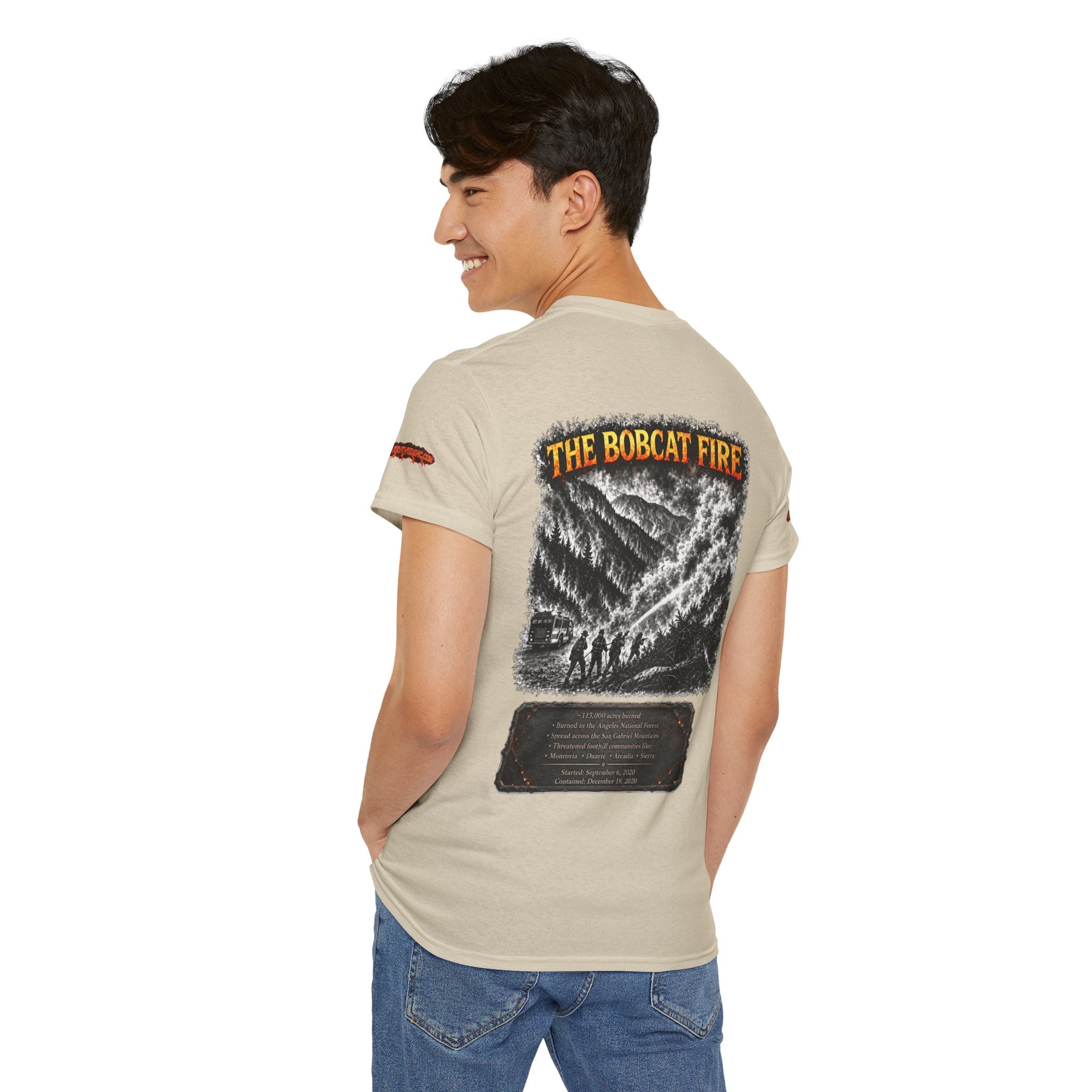 I Survived 2020 — Director's Cut S2:E2 "The Bobcat Fire" | Wildfire Edition Memorial Unisex Heavy Cotton Tee (SPECIAL EDITION)