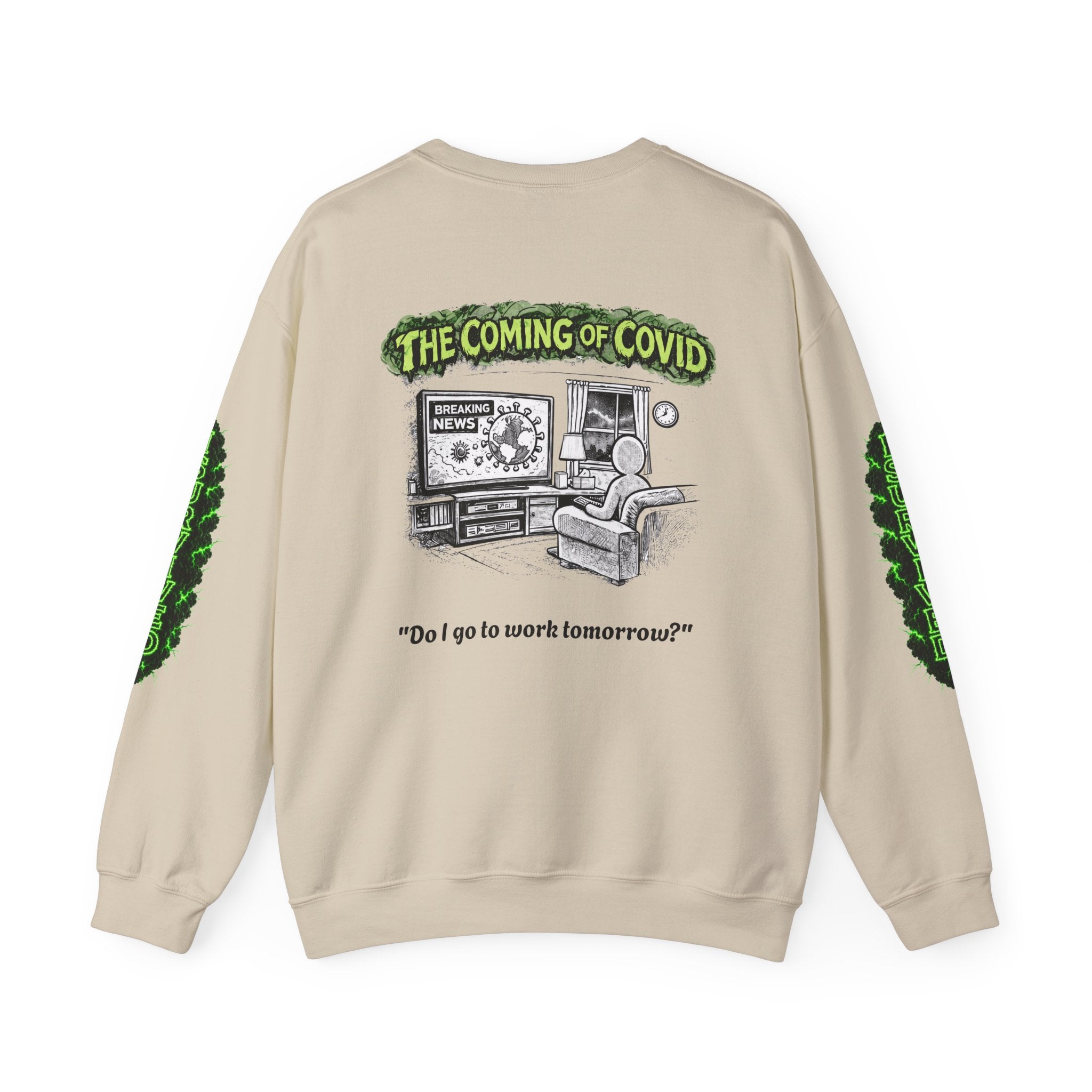 I Survived 2020 — Director's Cut S1:E2 "The Coming of COVID" | Pandemic Edition Unisex Heavy Blend™ Crewneck Sweatshirt