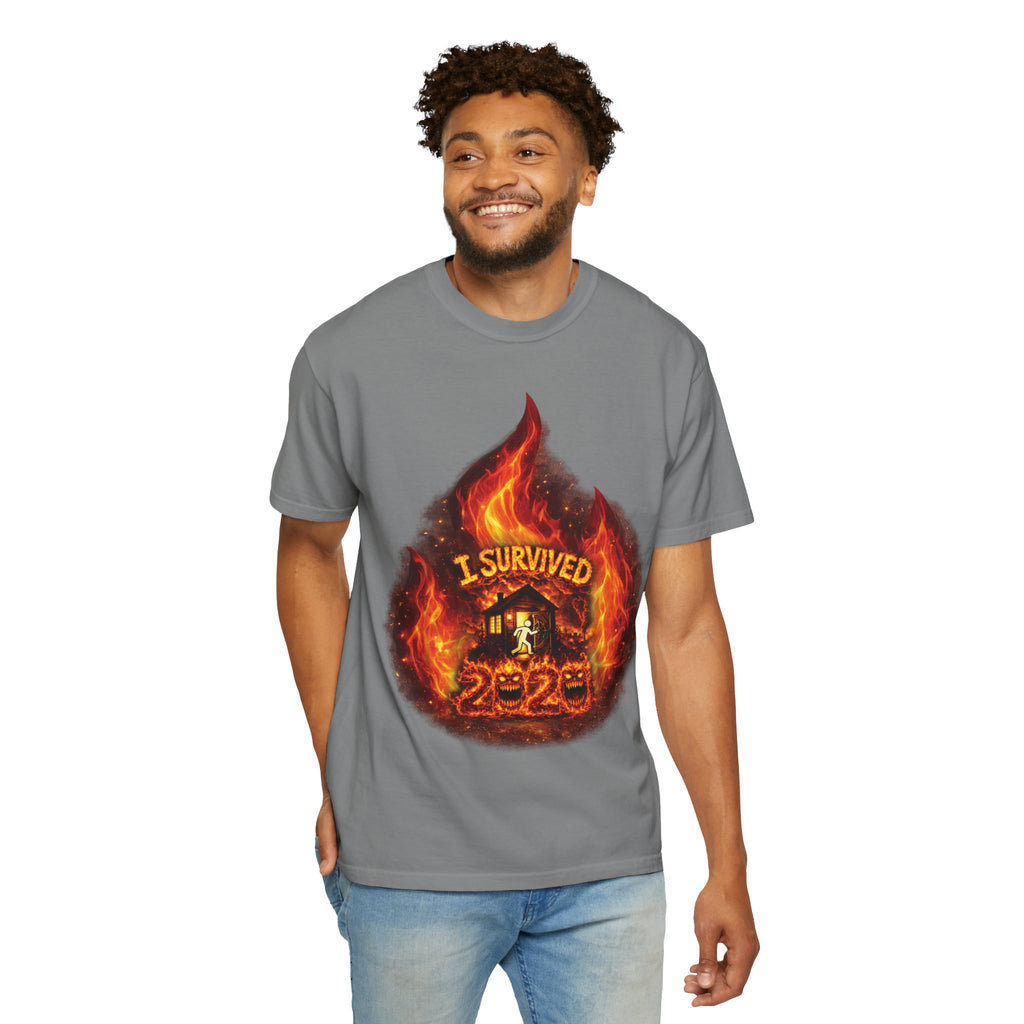 I Survived 2020 — Director's Cut S2:E4 "Western U.S. Wildfire Season" | Mid-Season Finale Pt. 1 | Wildfire Edition Memorial Unisex Garment-Dyed T-shirt