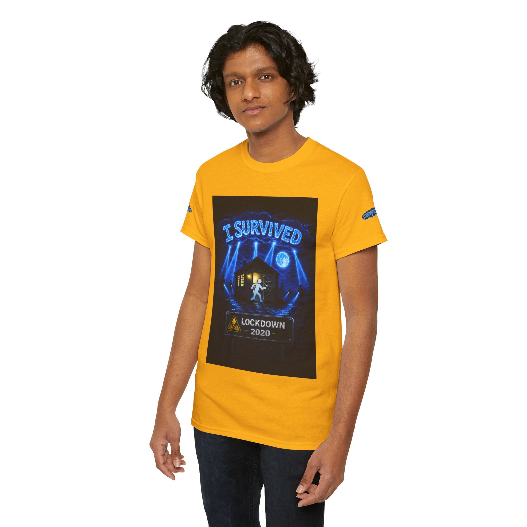 J'ai survécu à 2020 — S3:E1 « Quarantaine » | T-shirt unisexe en coton épais édition Confinement (ÉDITION SPÉCIALE)
