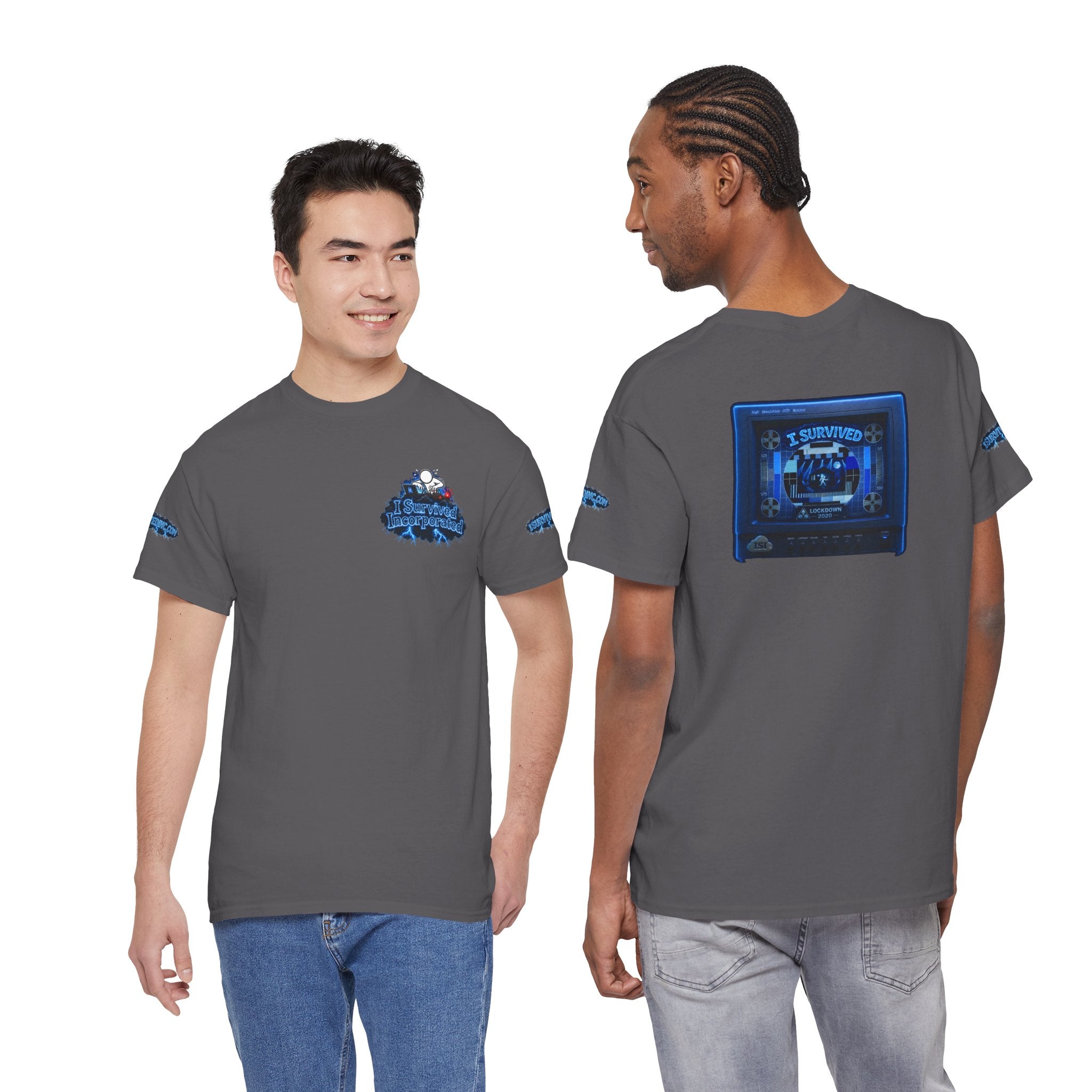 I Survived 2020 — "Please Stand By" Test Pattern Tee Lockdown Special Edition Summer Exclusive Unisex Heavy Cotton Tee