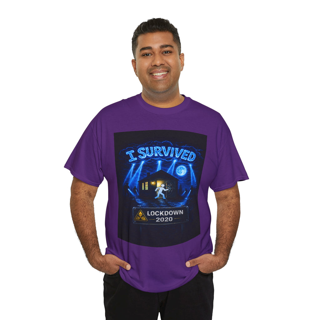 Copy of  I Survived 2020 — S3:E1 "Quarantine" | Lockdown Edition Documentary Unisex Heavy Cotton Tee