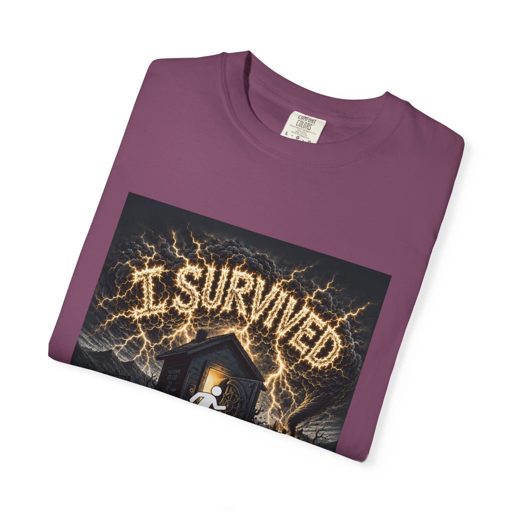 I Survived 2020 — Original Design Teaser Tee | Season 1 Premiere Drop Unisex Garment-Dyed T-shirt