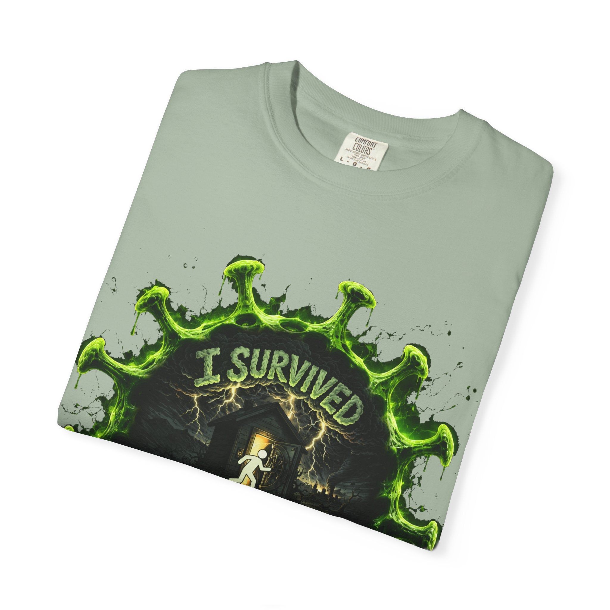 I Survived 2020 — Director's Cut S1:E4 "Mask Madness Mayhem Moment" | Pandemic Edition Unisex Garment-Dyed T-shirt
