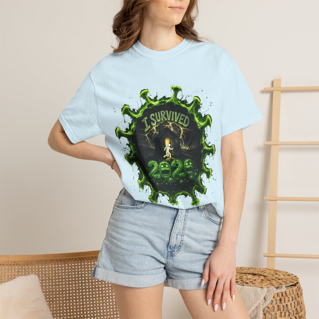 I Survived 2020 — Director's Cut S1:E5 "Delivery Doomsday" | Pandemic Edition Unisex Garment-Dyed T-shirt