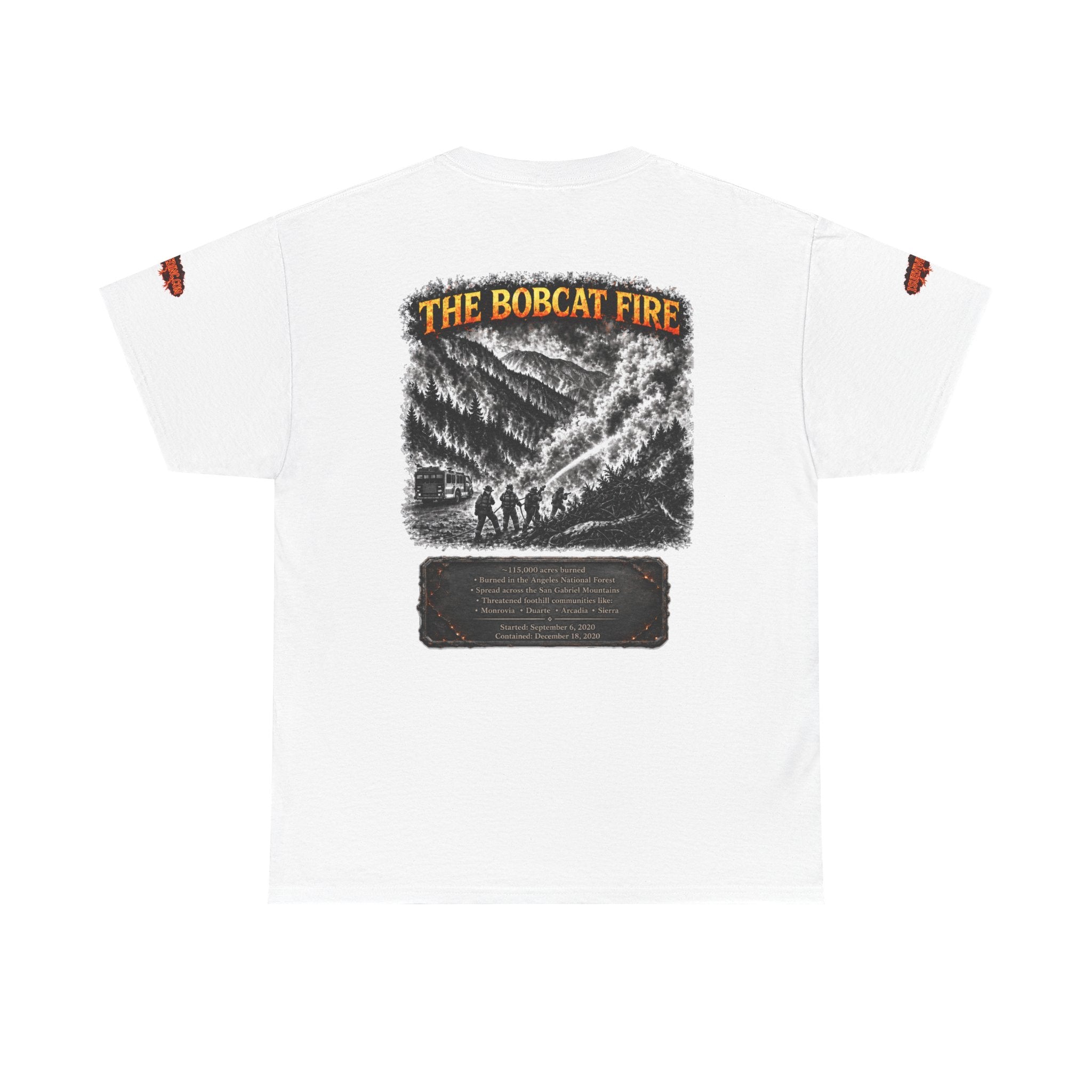 I Survived 2020 — Director's Cut S2:E2 "The Bobcat Fire" | Wildfire Edition Memorial Unisex Heavy Cotton Tee (SPECIAL EDITION)
