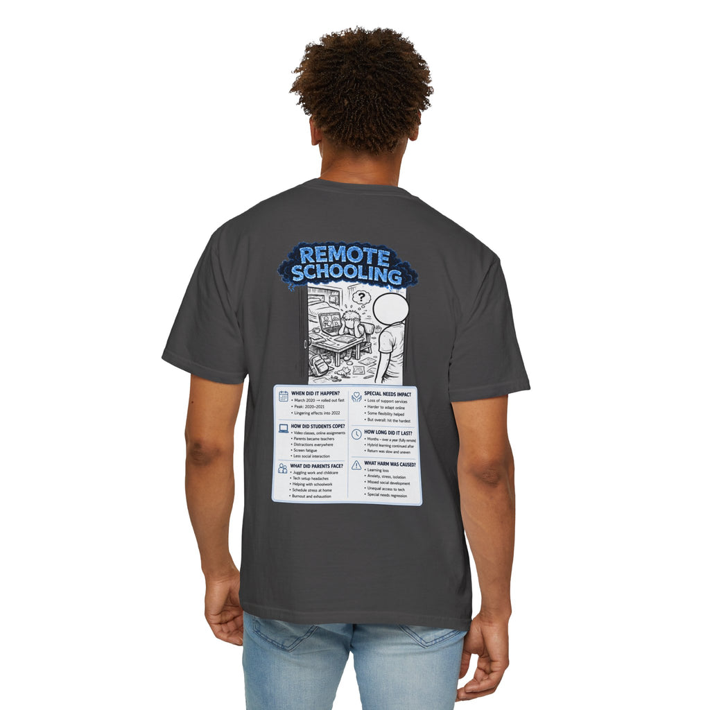 I Survived 2020 — Director's Cut S3:E3 "Remote Schooling" | Lockdown Edition Documentary Unisex Garment-Dyed T-shirt