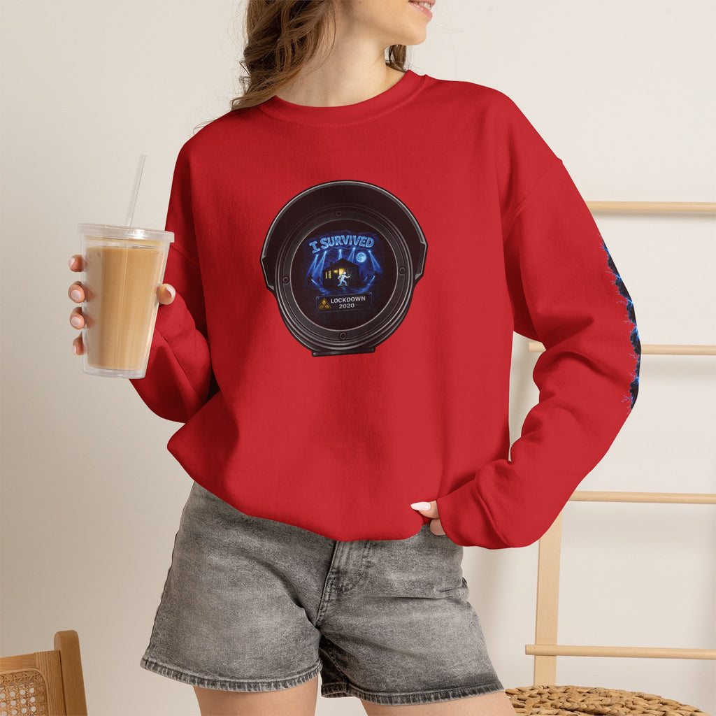 I Survived 2020 —  LOCKDOWN S3:E1: Director's Cut Special Edition "Quarantine" Unisex Heavy Blend™ Crewneck Sweatshirt