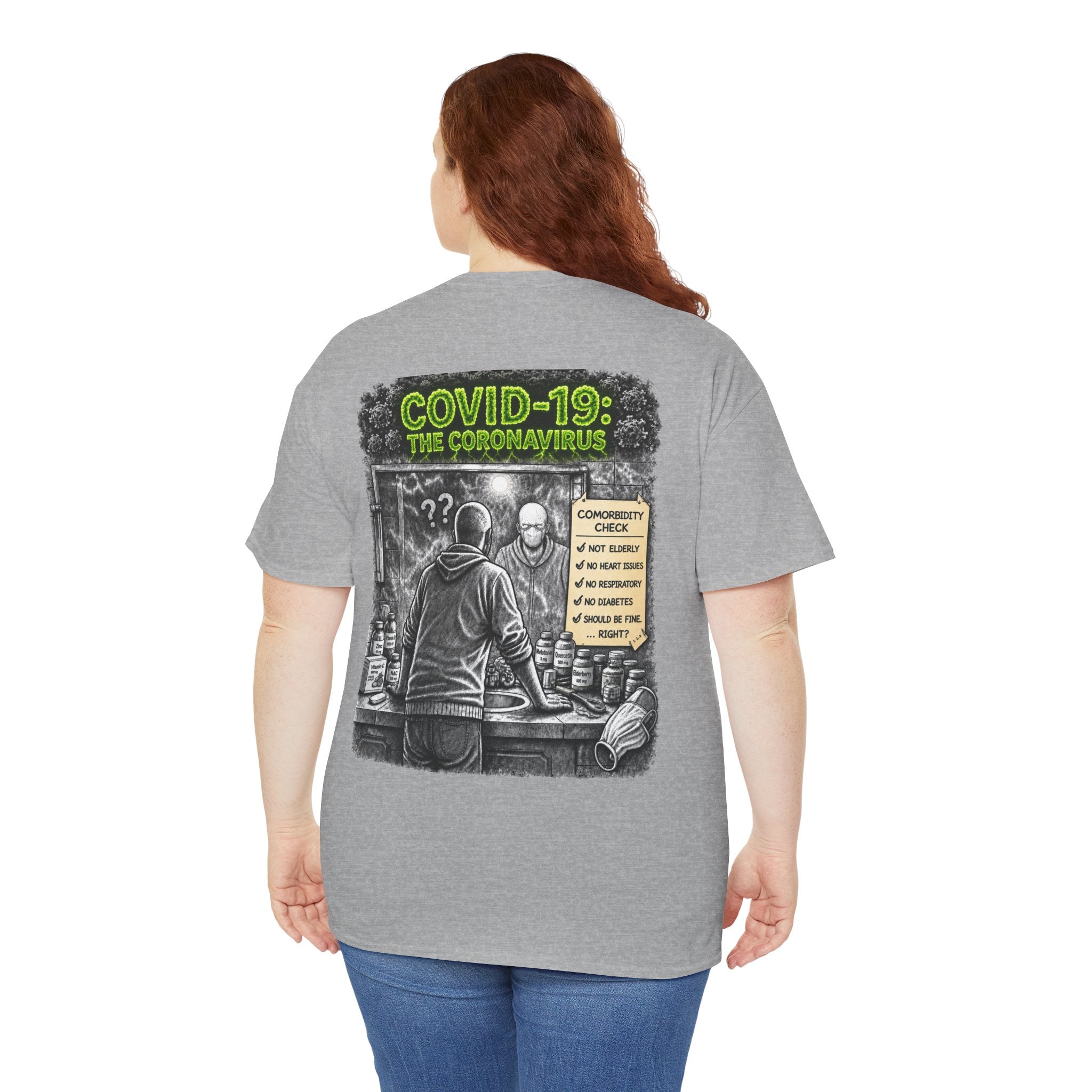 I Survived 2020 — Director's Cut S1:E1 "COVID-19: The Coronavirus" | Pandemic Edition Unisex Heavy Cotton Tee
