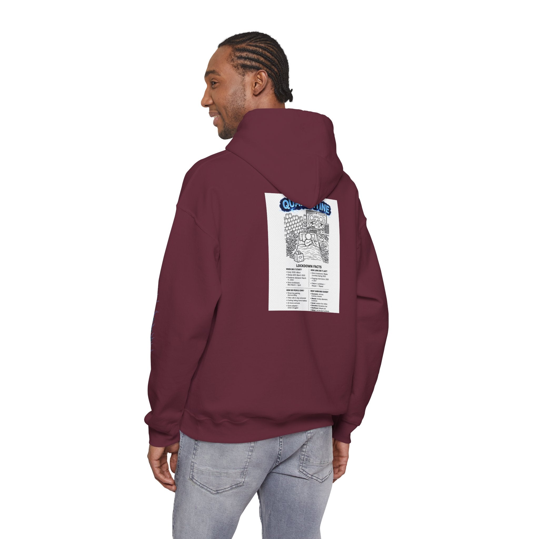I Survived 2020 — Director's Cut S3:E1 "Quarantine" | Lockdown Edition Documentary Hoodie Sweatshirt