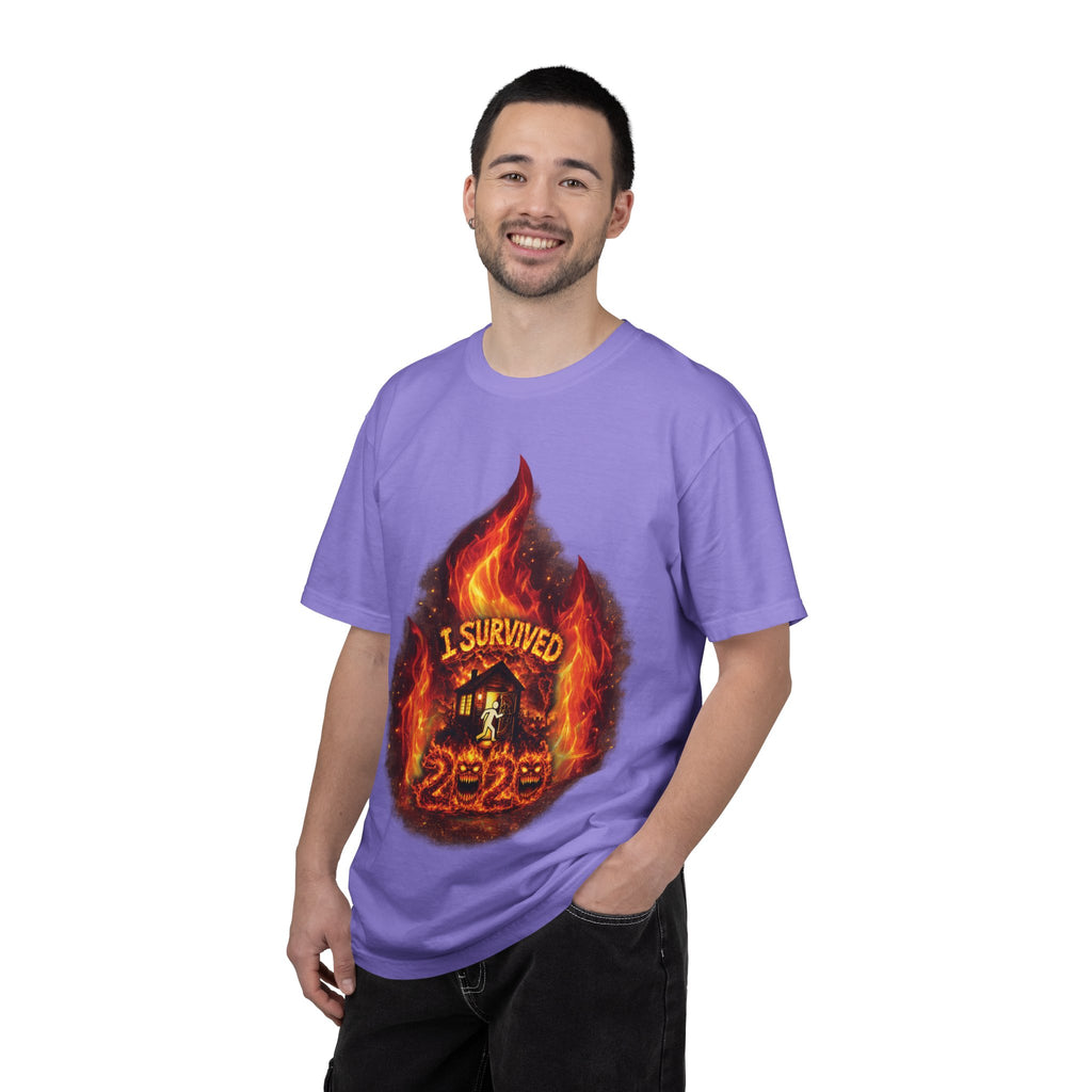 I Survived 2020 — Director's Cut S2:E3 "The California Wildfires" | Wildfire Edition Memorial Unisex Garment-Dyed T-shirt