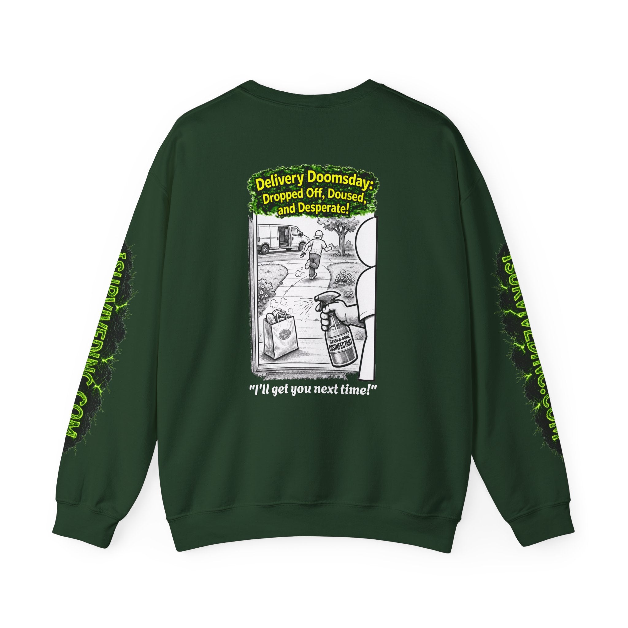 I Survived 2020 — PANDEMIC S1:E5: "Delivery Doomsday" Unisex Heavy Blend™ Crewneck Sweatshirt