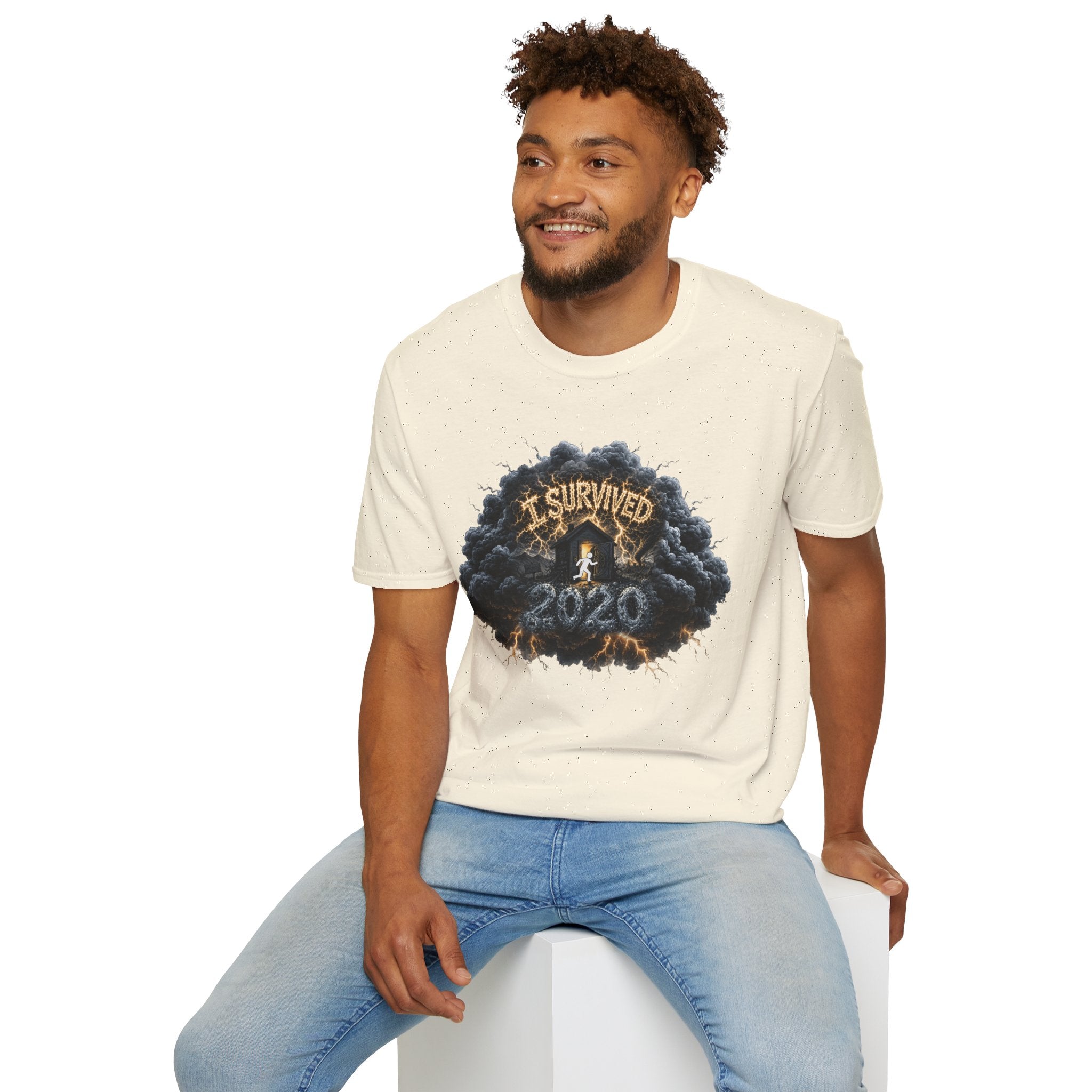 I Survived 2020 — Director's Cut Original Design Teaser Tee | Season 1 Premiere Drop Unisex Softstyle T-Shirt