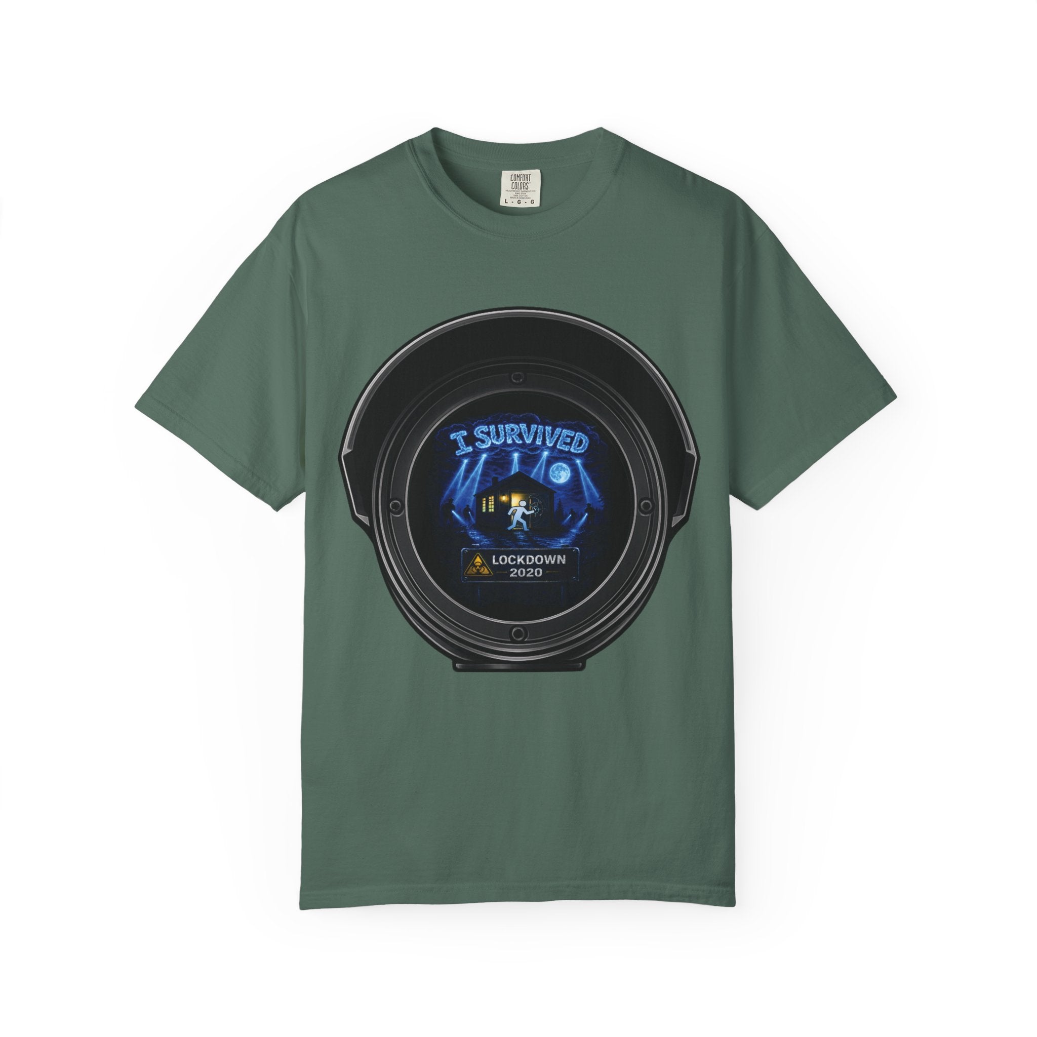 I Survived 2020 — Director's Cut S3:E1 "Quarantine" | Lockdown Edition Documentary Unisex Garment-Dyed T-shirt