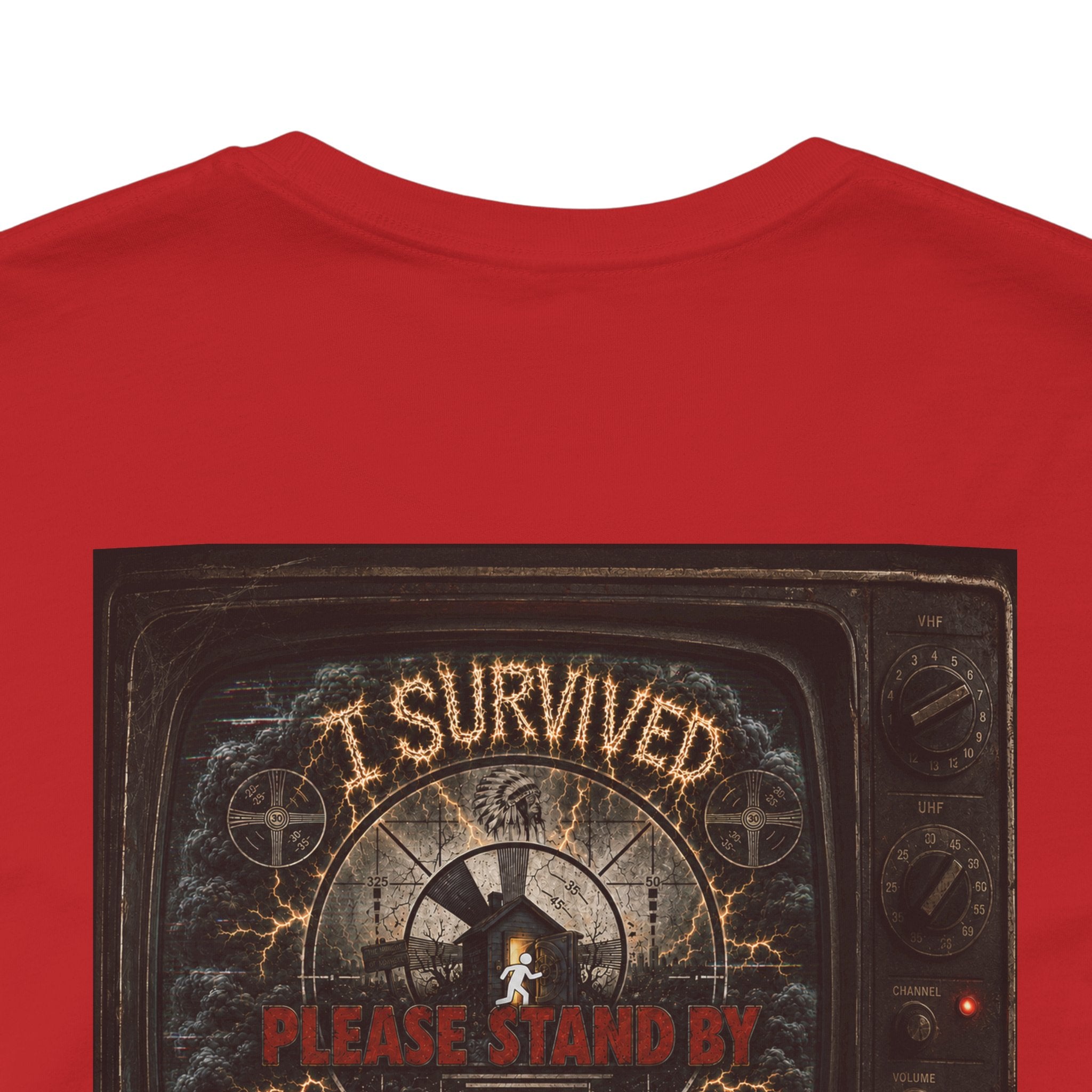 I Survived 2020 — "Please Stand By" Test Pattern Tee Summer Premier Unisex Jersey Short Sleeve Tee