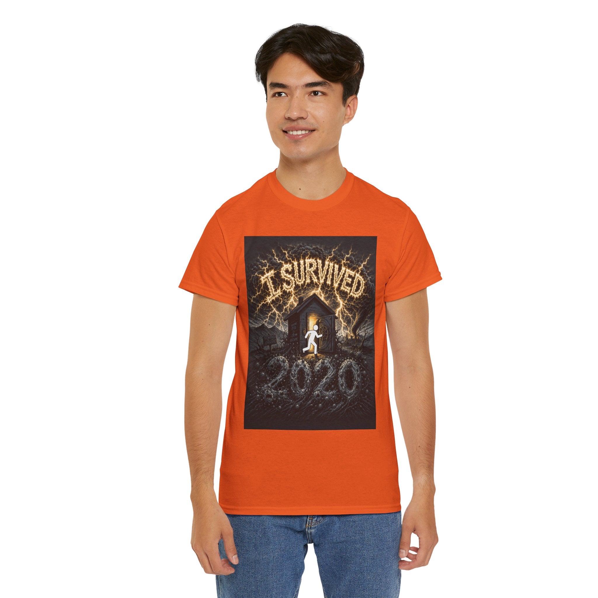 I Survived 2020 — Original PILOT Design Unisex Heavy Cotton Tee