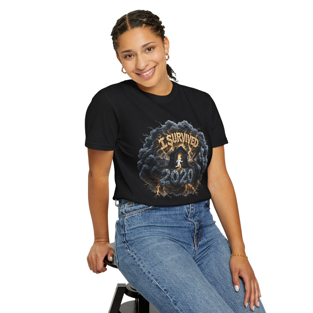 I Survived 2020 — Director's Cut Original Design Teaser Tee | Season 1 Premiere Drop Unisex Garment-Dyed T-shirt