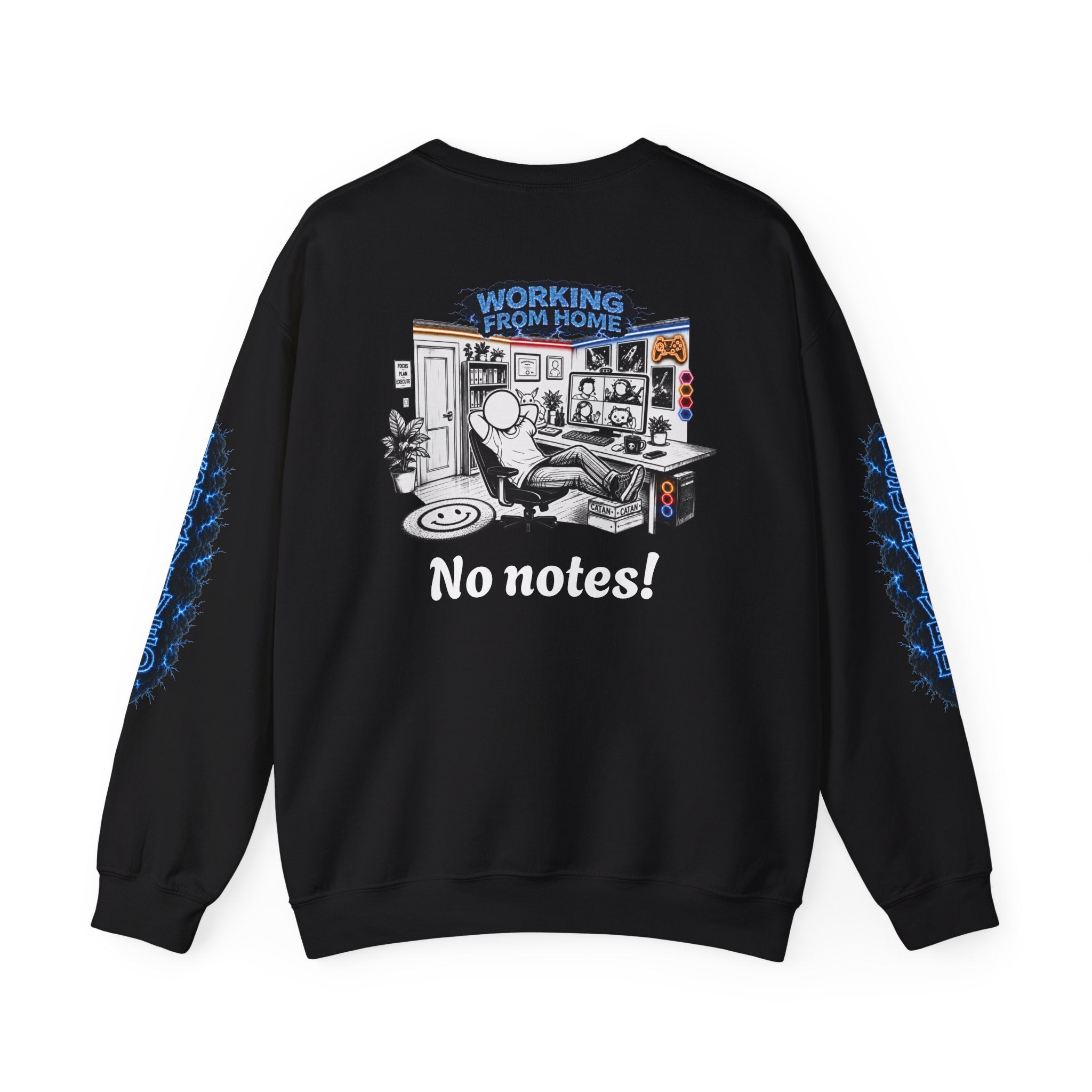 I Survived 2020 — Director's Cut S3:E4 "Working From Home" | Mid-Season Finale Pt. 1 | Lockdown Edition Documentary Unisex Heavy Blend™ Crewneck Sweatshirt