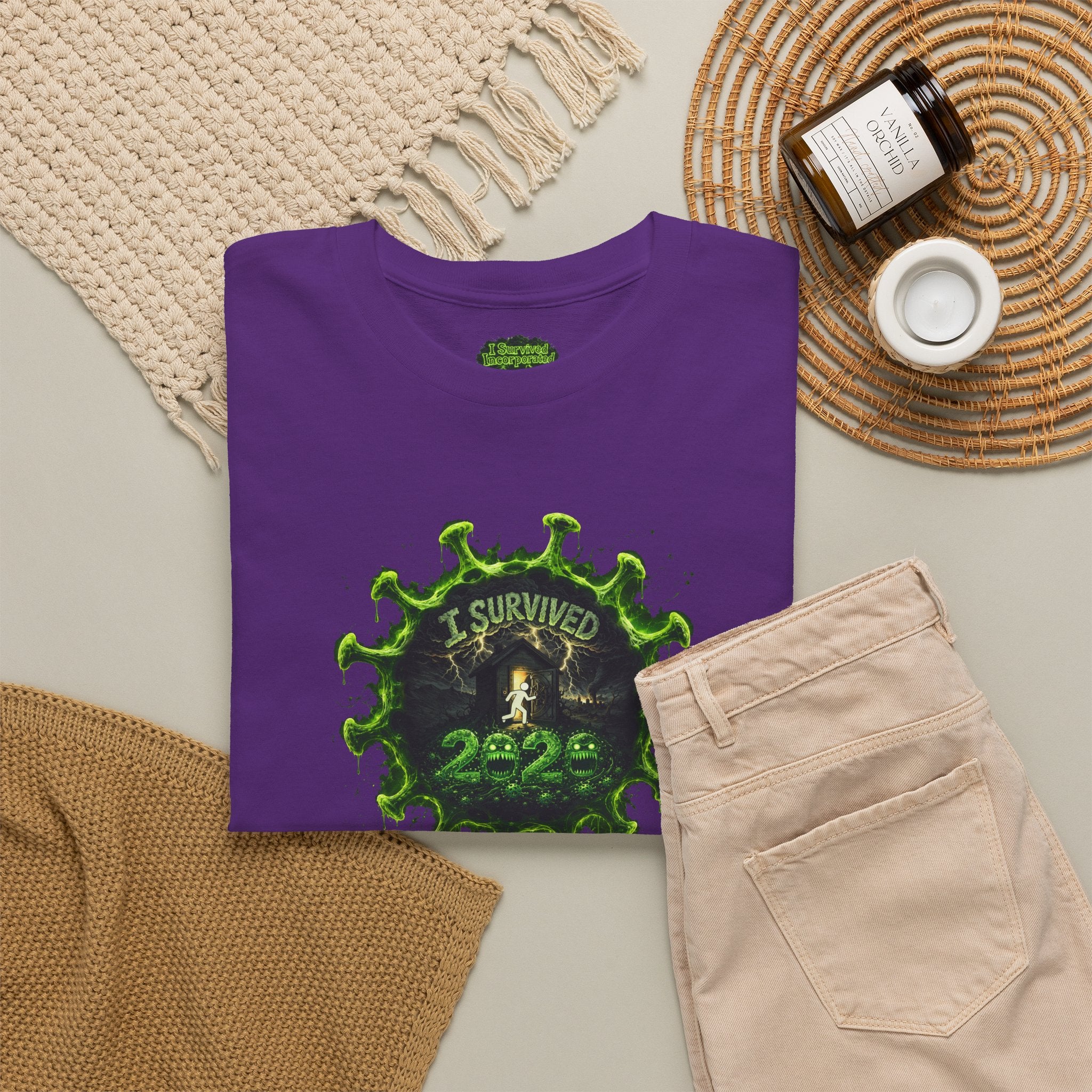 I Survived 2020 — PANDEMIC S1:E1: Director's Cut Special Edition "COVID-19: The Coronavirus" Unisex Garment-Dyed Tee