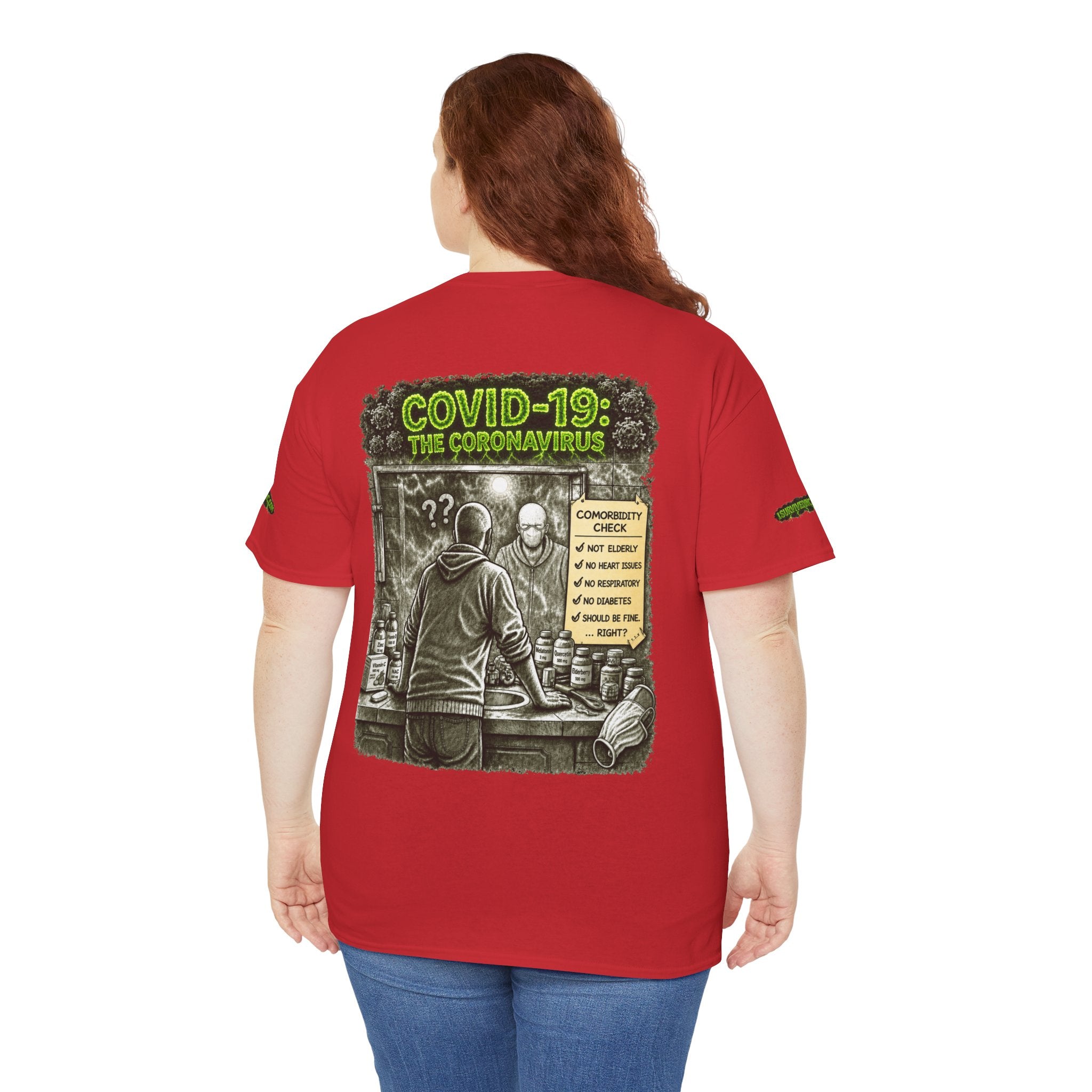 I Survived 2020 — PANDEMIC S1:E1: Special Edition "COVID-19: The Coronavirus" Unisex Heavy Cotton Tee