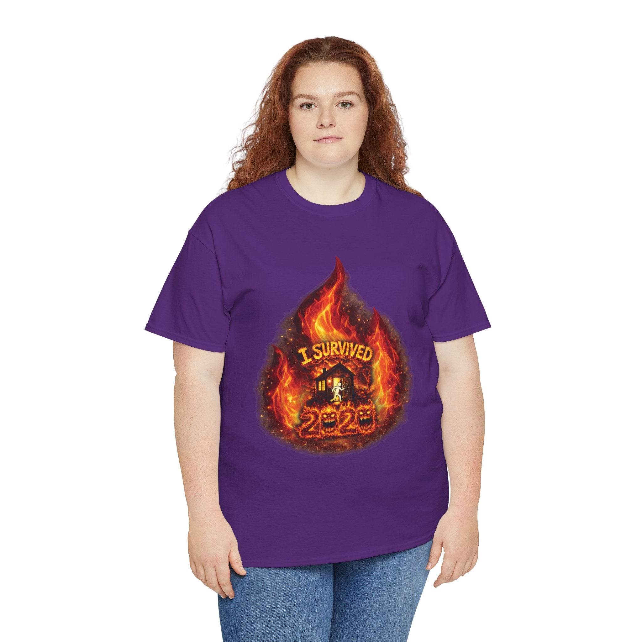 I Survived 2020 — Director's Cut S2:E1 "Berry Creek" | Wildfire Edition Memorial Unisex Heavy Cotton Tee