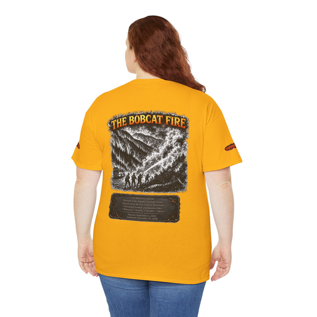I Survived 2020 — Director's Cut S2:E2 "The Bobcat Fire" | Wildfire Edition Memorial Unisex Heavy Cotton Tee (SPECIAL EDITION)