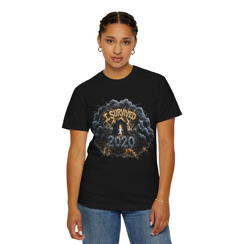 I Survived 2020 — Director's Cut Original Design Teaser Tee | Season 1 Premiere Drop Unisex Garment-Dyed T-shirt