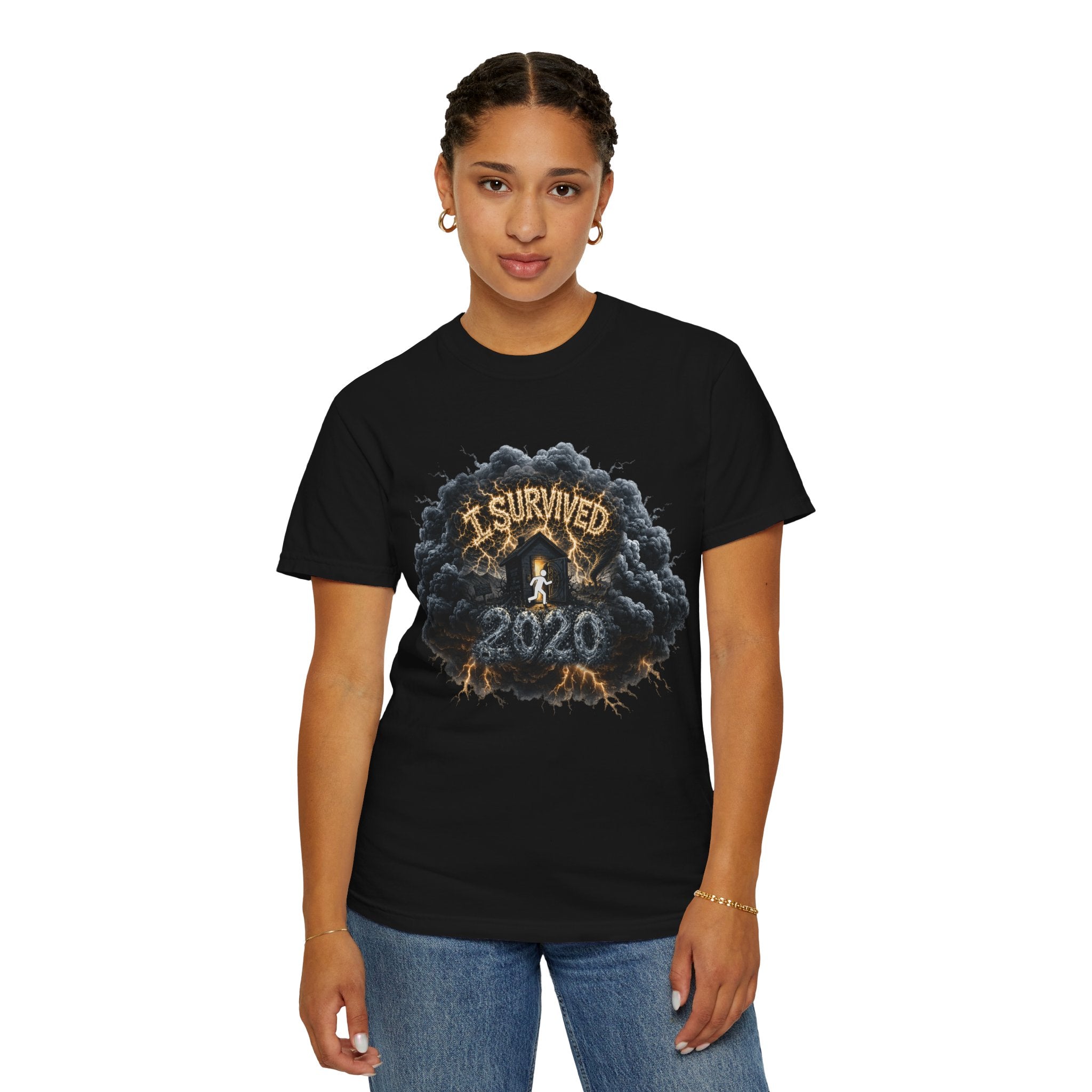 I Survived 2020 — Director's Cut Original Design Teaser Tee | Season 1 Premiere Drop Unisex Garment-Dyed T-shirt
