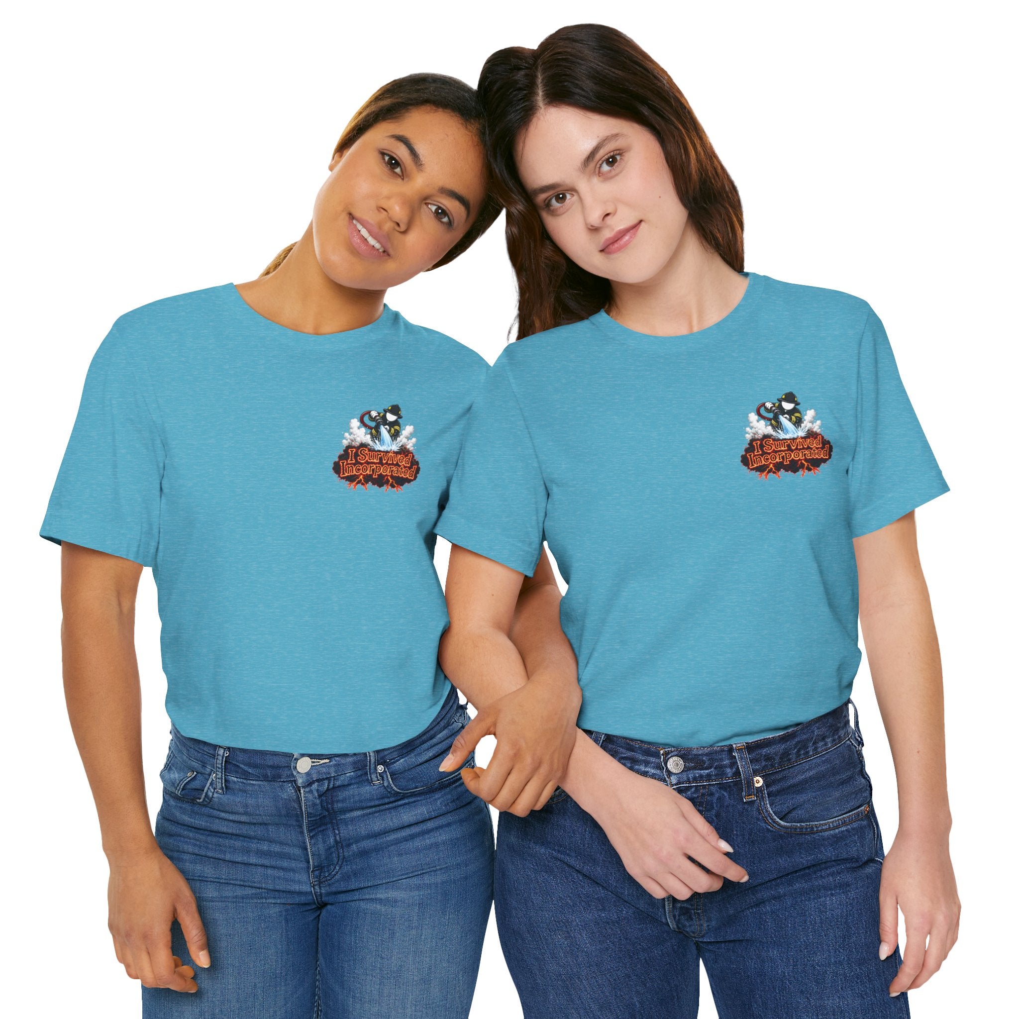I Survived 2020 — "Please Stand By" Test Pattern Tee Wildfire Signal Edition Summer Premiere Unisex Jersey Short Sleeve Tee