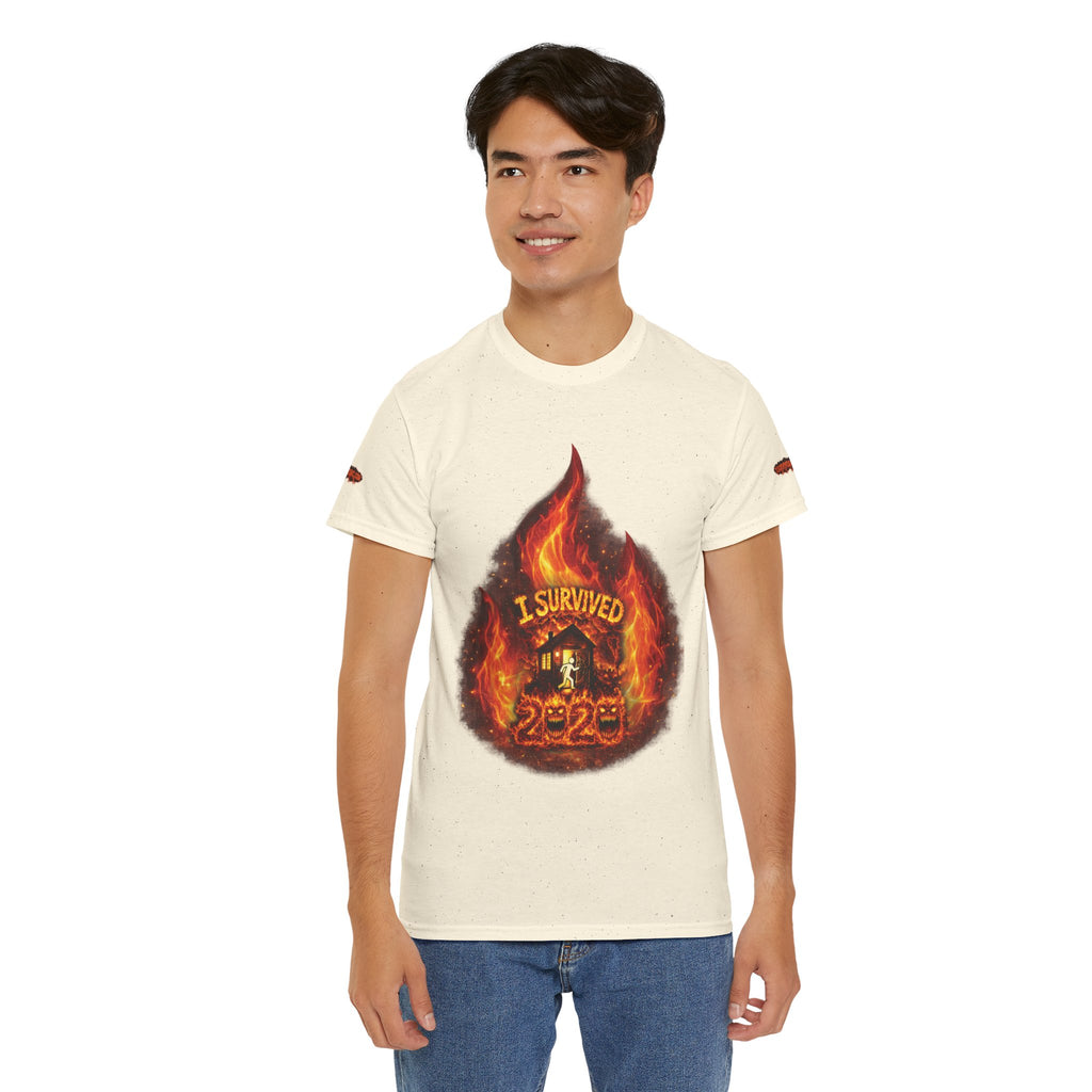 I Survived 2020 — Director's Cut S2:E4 "Western U.S. Wildfire Season" | Mid-Season Finale Pt. 1 | Wildfire Edition Memorial Unisex Heavy Cotton Tee (SPECIAL EDITION)