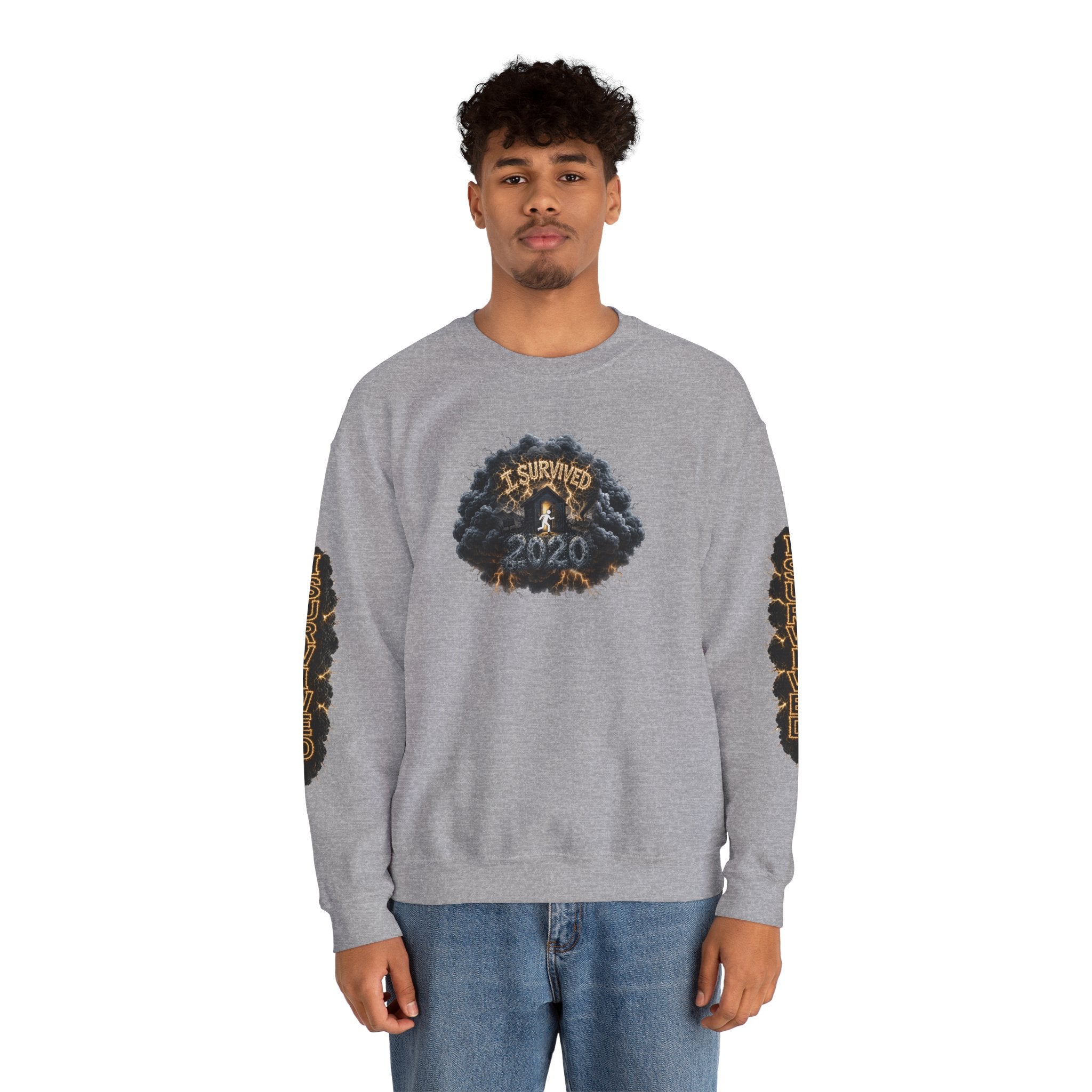 I Survived 2020 — Original PILOT Design: Director's Cut Special Edition Unisex Heavy Blend™ Crewneck Sweatshirt