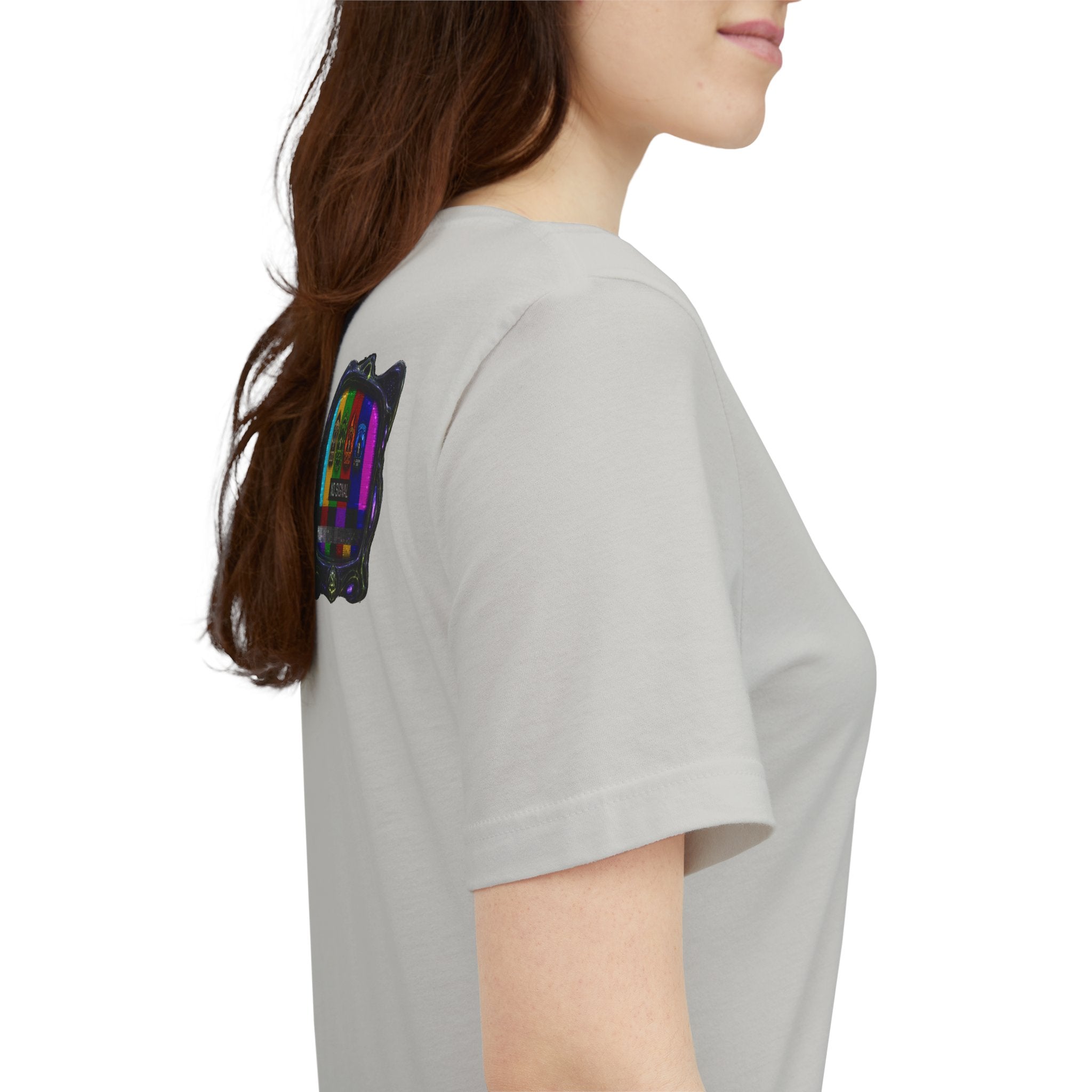 I Survived 2020 — "No Signal" Test Pattern Tee Alien Broadcast Finale Summer Premiere Unisex Jersey Short Sleeve Tee