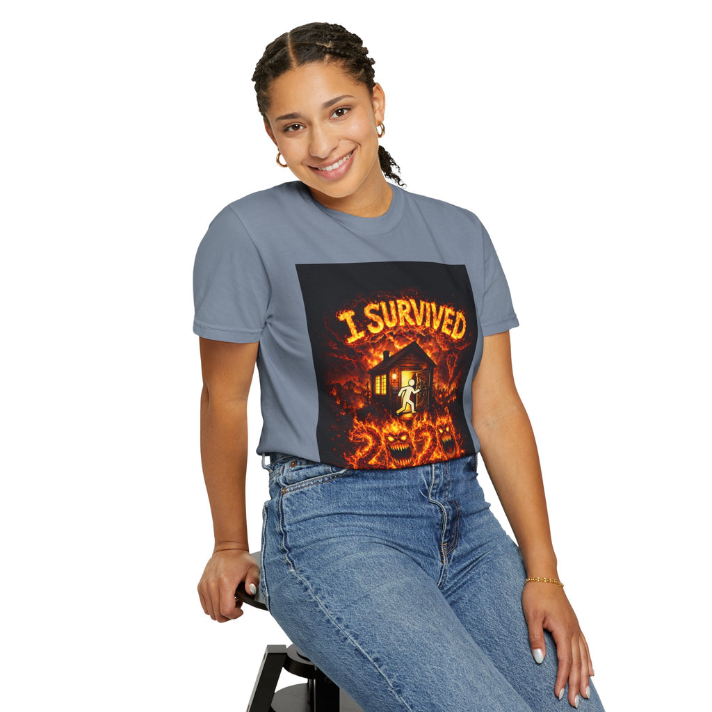 I Survived 2020 — S2:E3 "The California Wildfires" | Wildfire Edition Memorial Unisex Garment-Dyed T-shirt