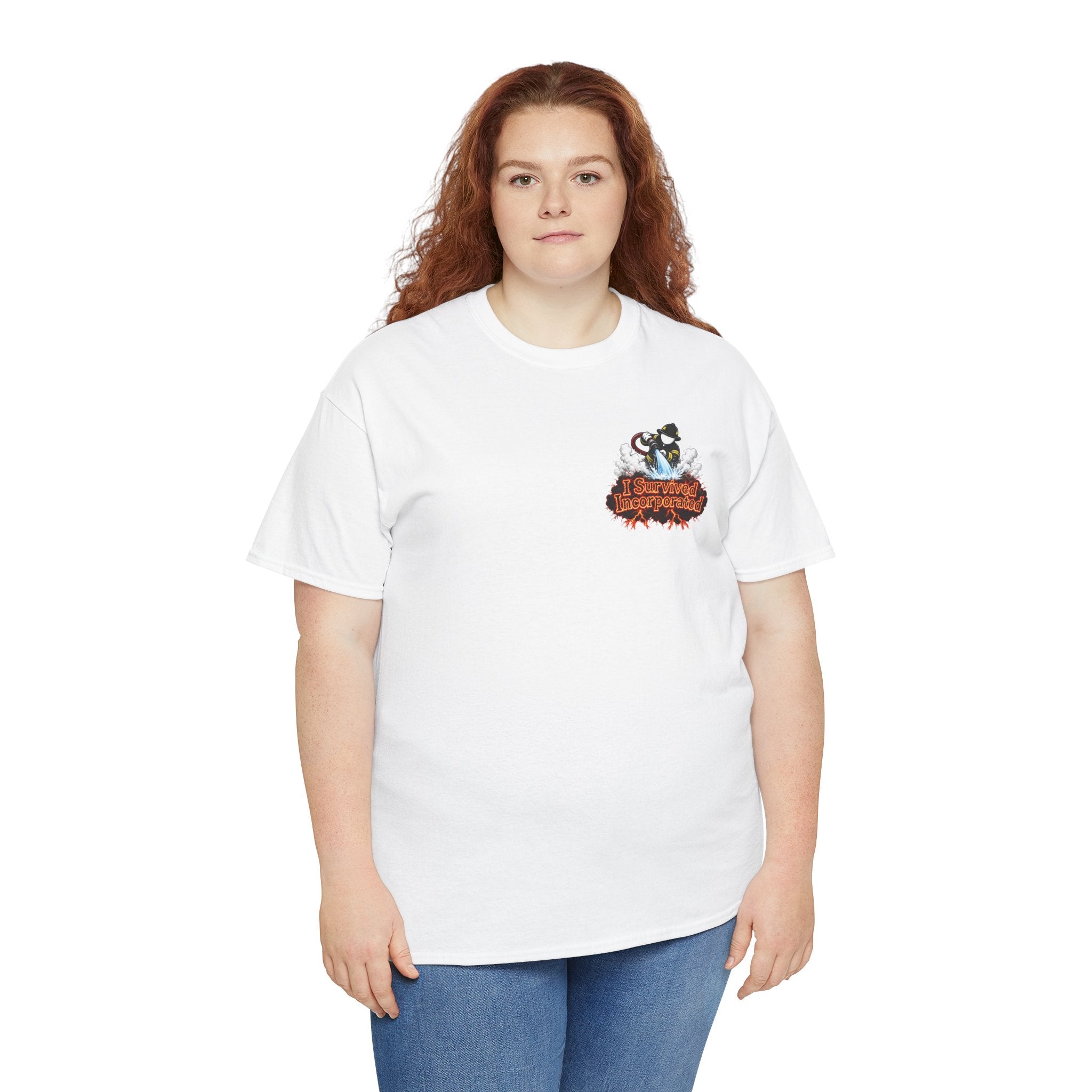 I Survived 2020 — "Please Stand By" Test Pattern Tee Wildfire Signal Edition Summer Premiere Unisex Heavy Cotton Tee