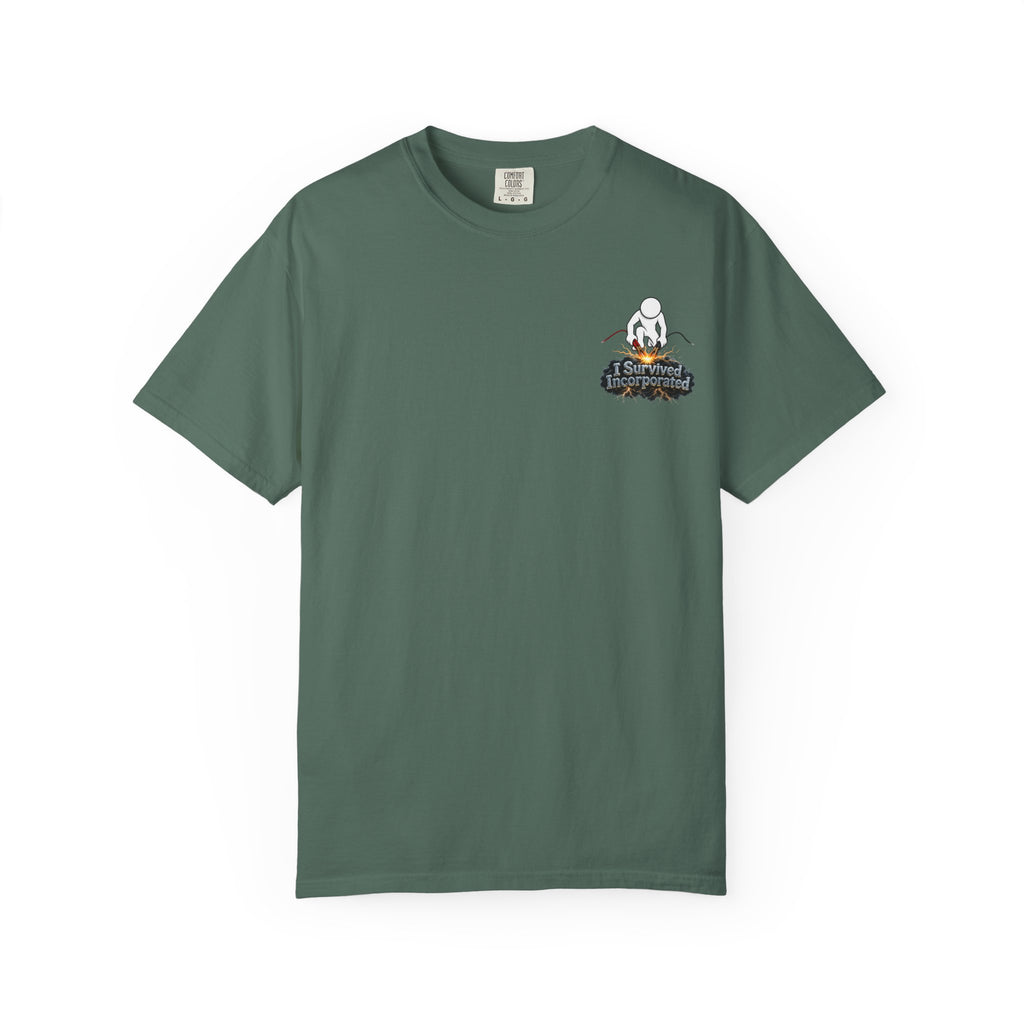 I Survived 2020 — "Please Stand By" Test Pattern Tee Summer Premier Unisex Garment-Dyed T-shirt