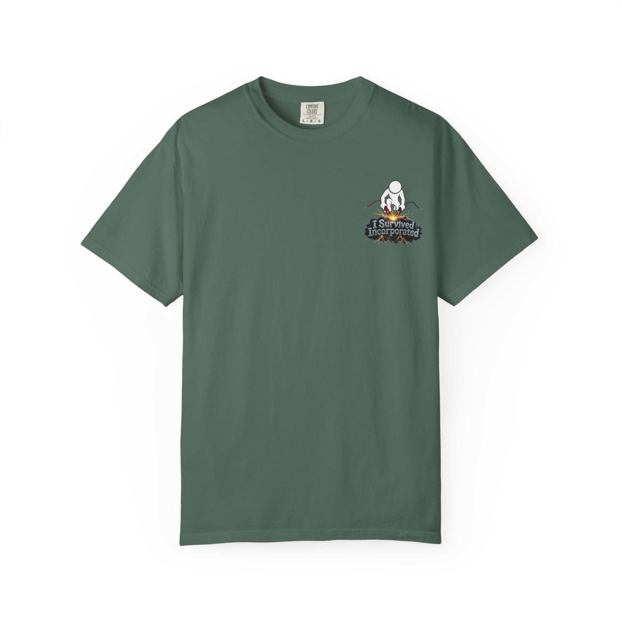 I Survived 2020 — "Please Stand By" Test Pattern Tee Summer Premier Unisex Garment-Dyed T-shirt