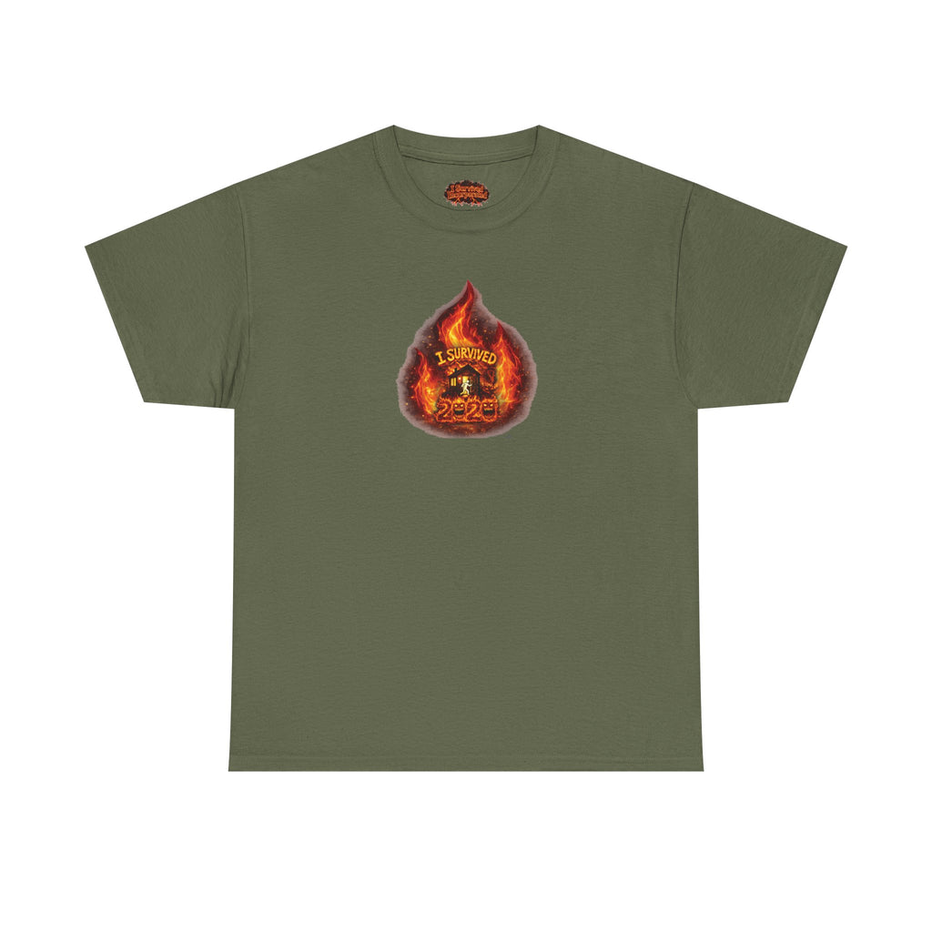 I Survived 2020 — WILDFIRES S2:E1: Director's Cut "Berry Creek" Memorial Unisex Heavy Cotton Tee