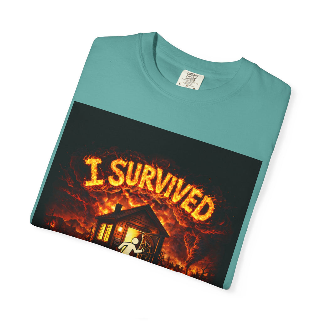 I Survived 2020 — S2:E3 "The California Wildfires" | Wildfire Edition Memorial Unisex Garment-Dyed T-shirt