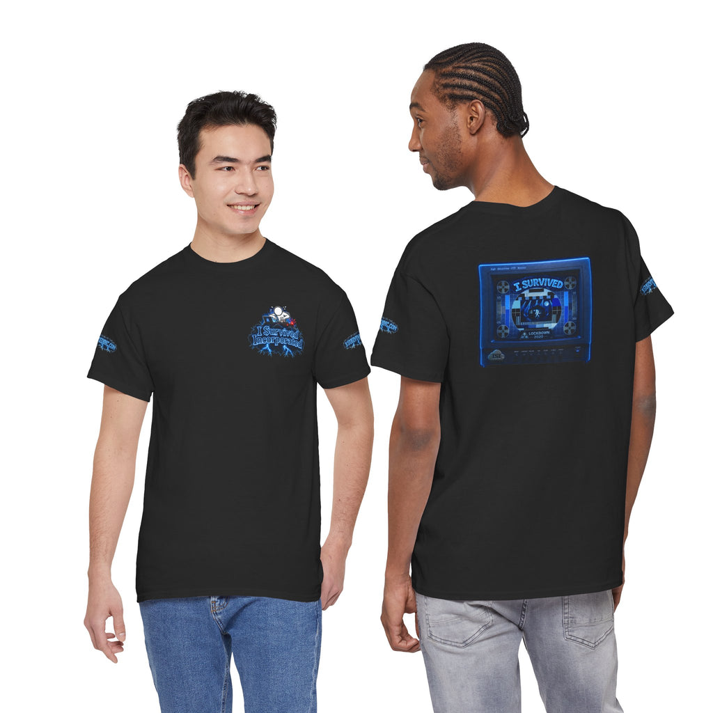 I Survived 2020 — "Please Stand By" Test Pattern Tee Lockdown Special Edition Summer Exclusive Unisex Heavy Cotton Tee