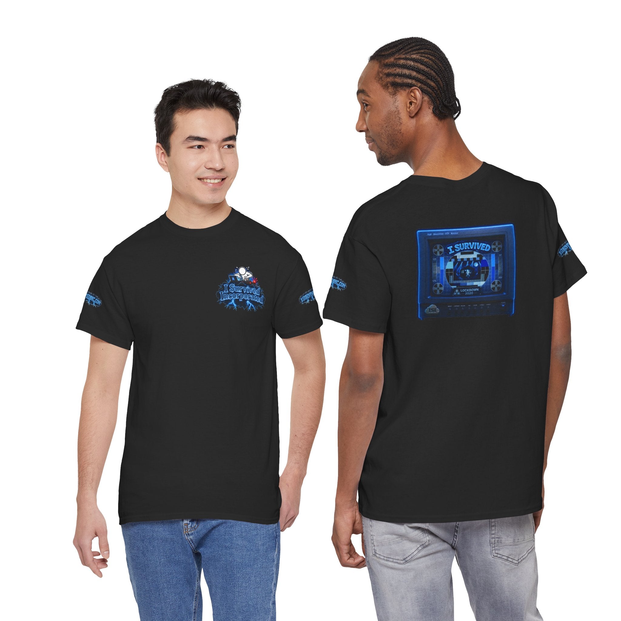 I Survived 2020 — "Please Stand By" Test Pattern Tee Lockdown Special Edition Summer Exclusive Unisex Heavy Cotton Tee