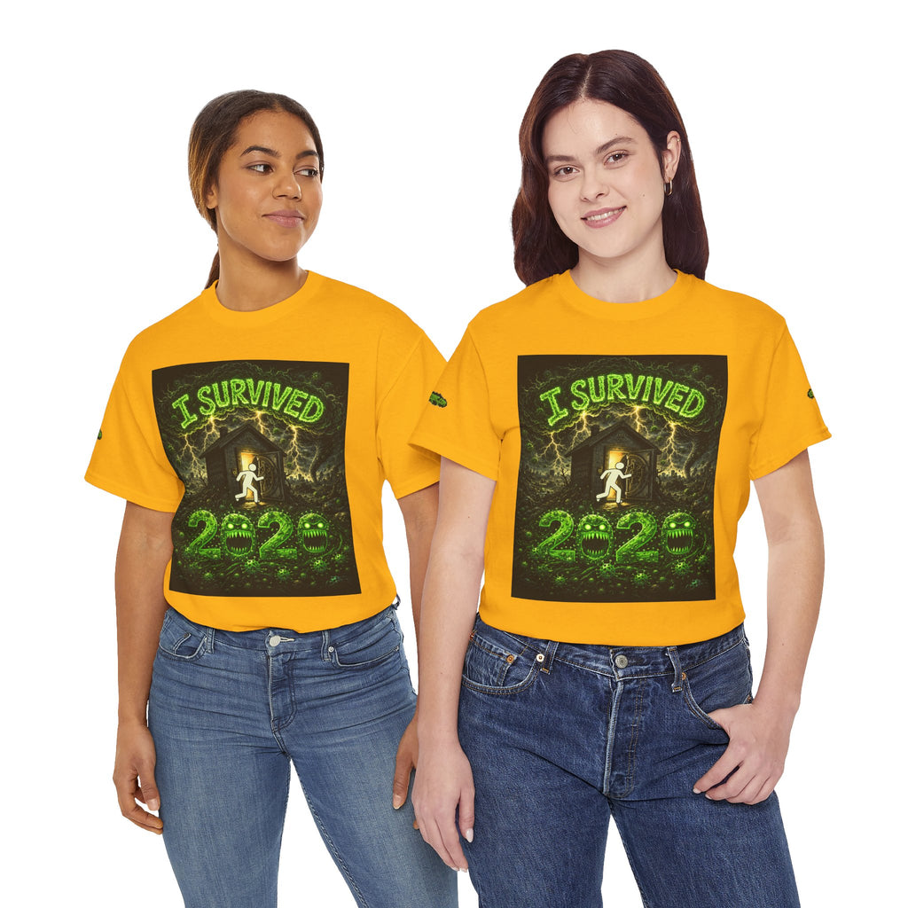 I Survived 2020 — PANDEMIC S1:E2: Special Edition "The Coming of COVID" Unisex Heavy Cotton Tee