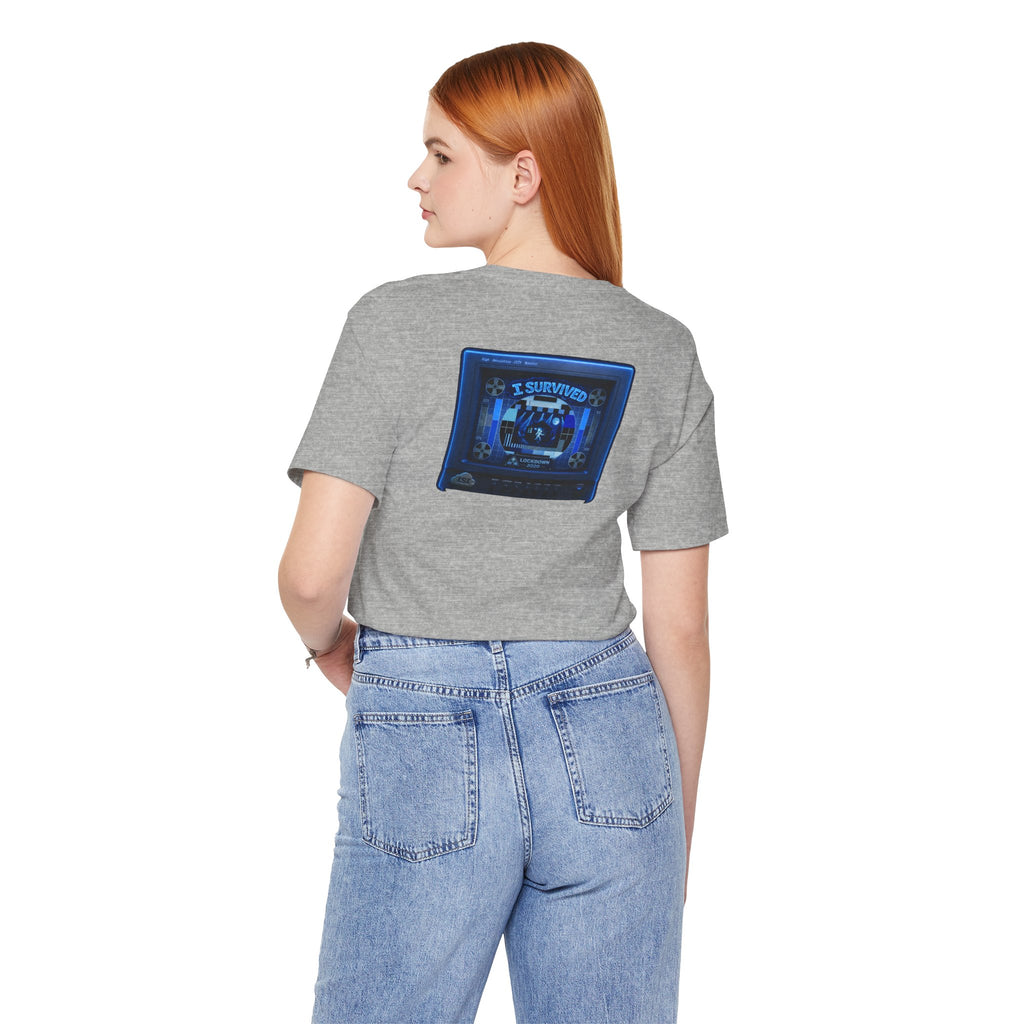 I Survived 2020 — "Please Stand By" Test Pattern Tee Lockdown Summer Exclusive Unisex Jersey Short Sleeve Tee