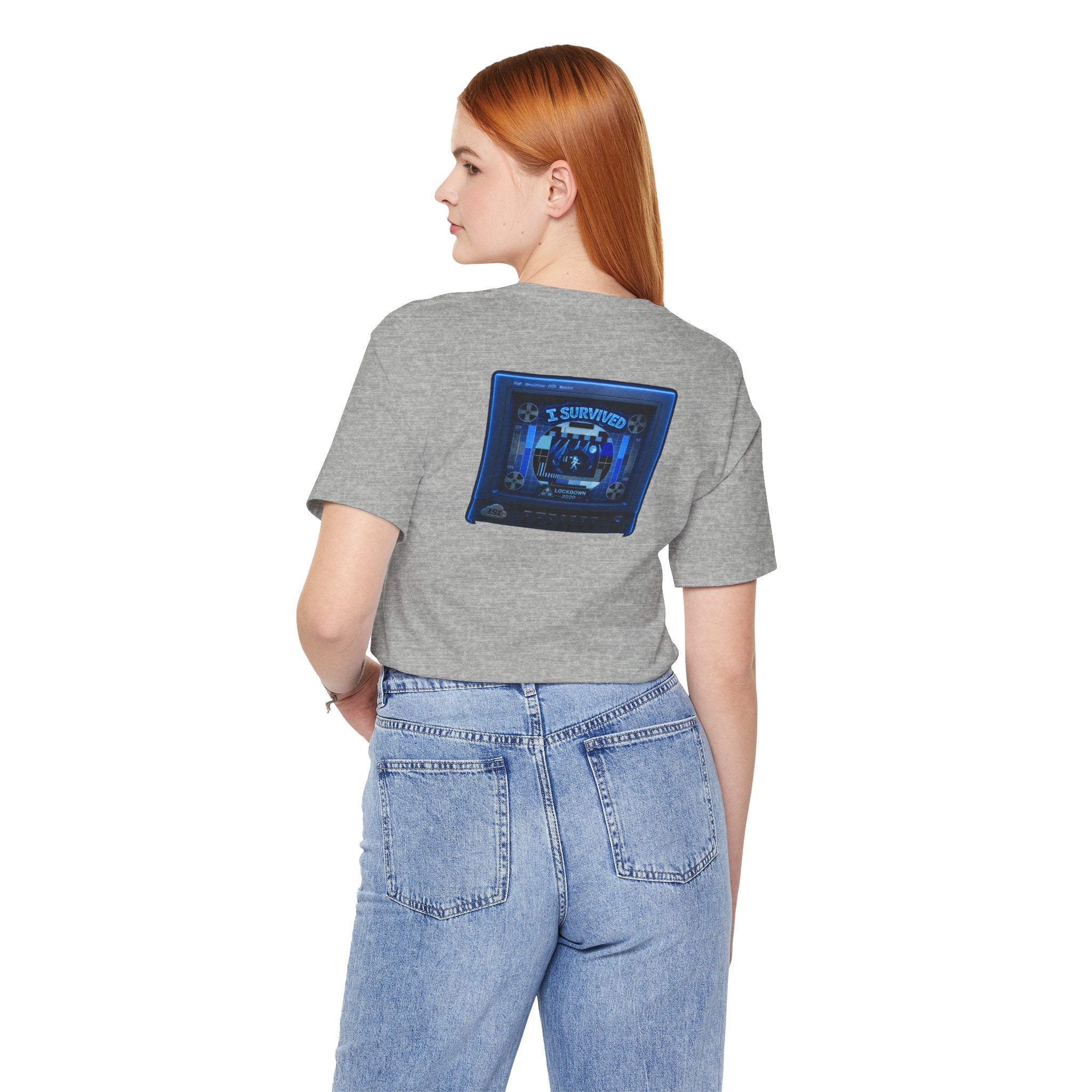 I Survived 2020 — "Please Stand By" Test Pattern Tee Lockdown Summer Exclusive Unisex Jersey Short Sleeve Tee