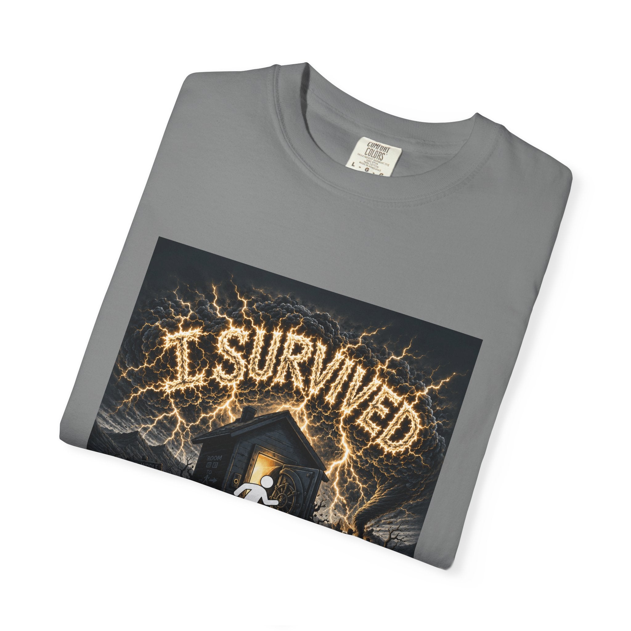 I Survived 2020 — Original Design Teaser Tee | Season 1 Premiere Drop Unisex Garment-Dyed T-shirt