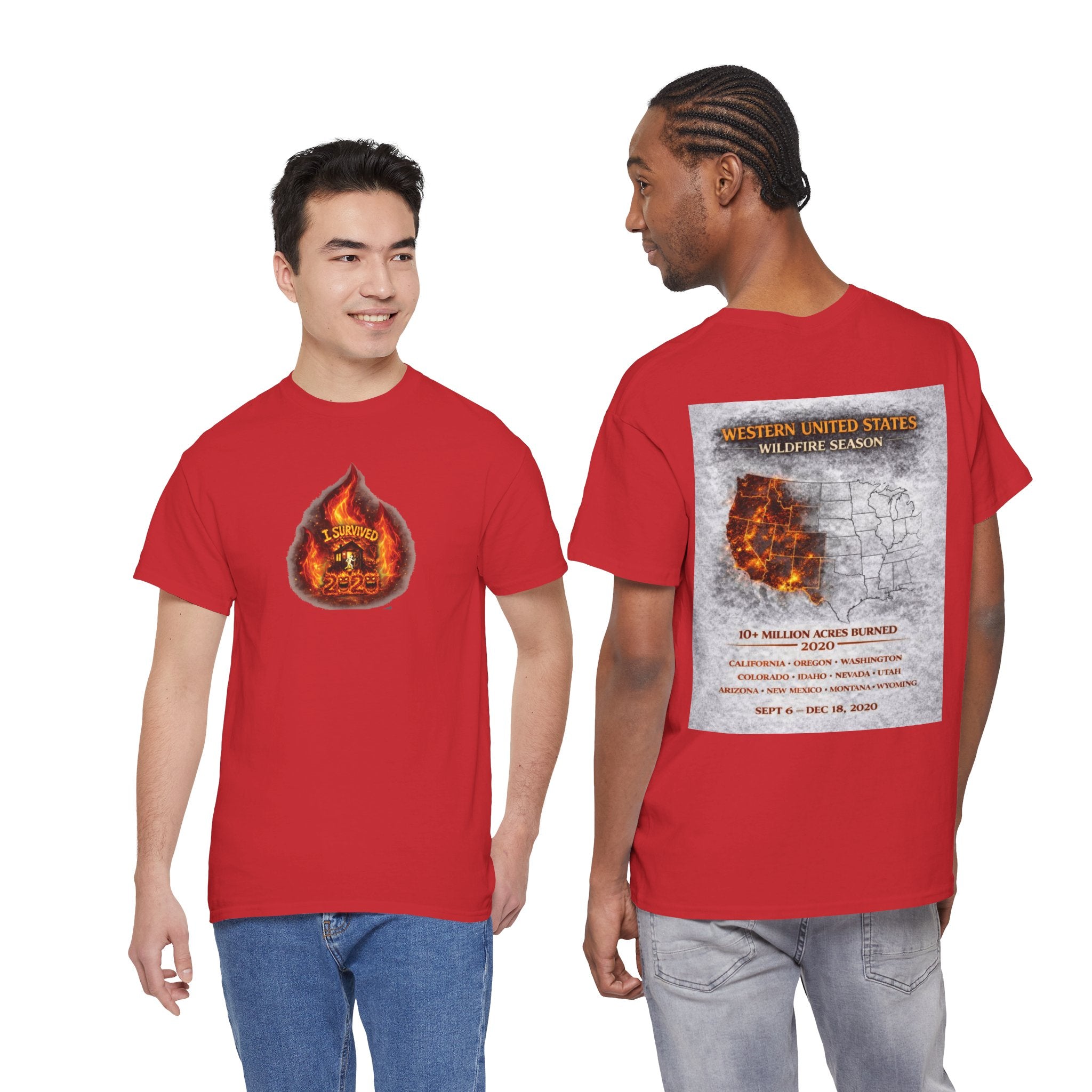 I Survived 2020 — WILDFIRES S2:E4: Director's Cut "Western U.S. Wildfire Season" Memorial Tee