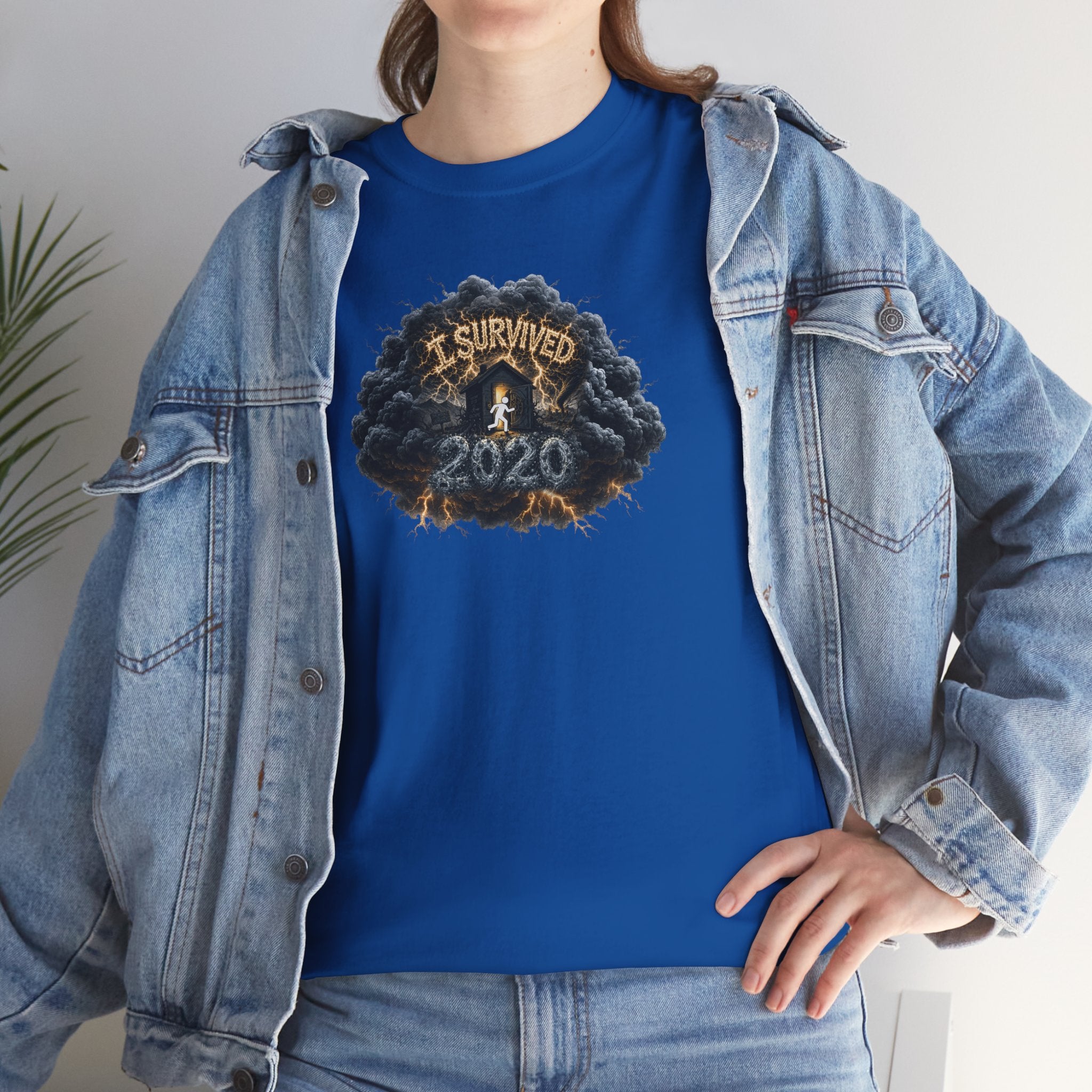 I Survived 2020 —  Original PILOT Design: Director's Cut Unisex Heavy Cotton Tee